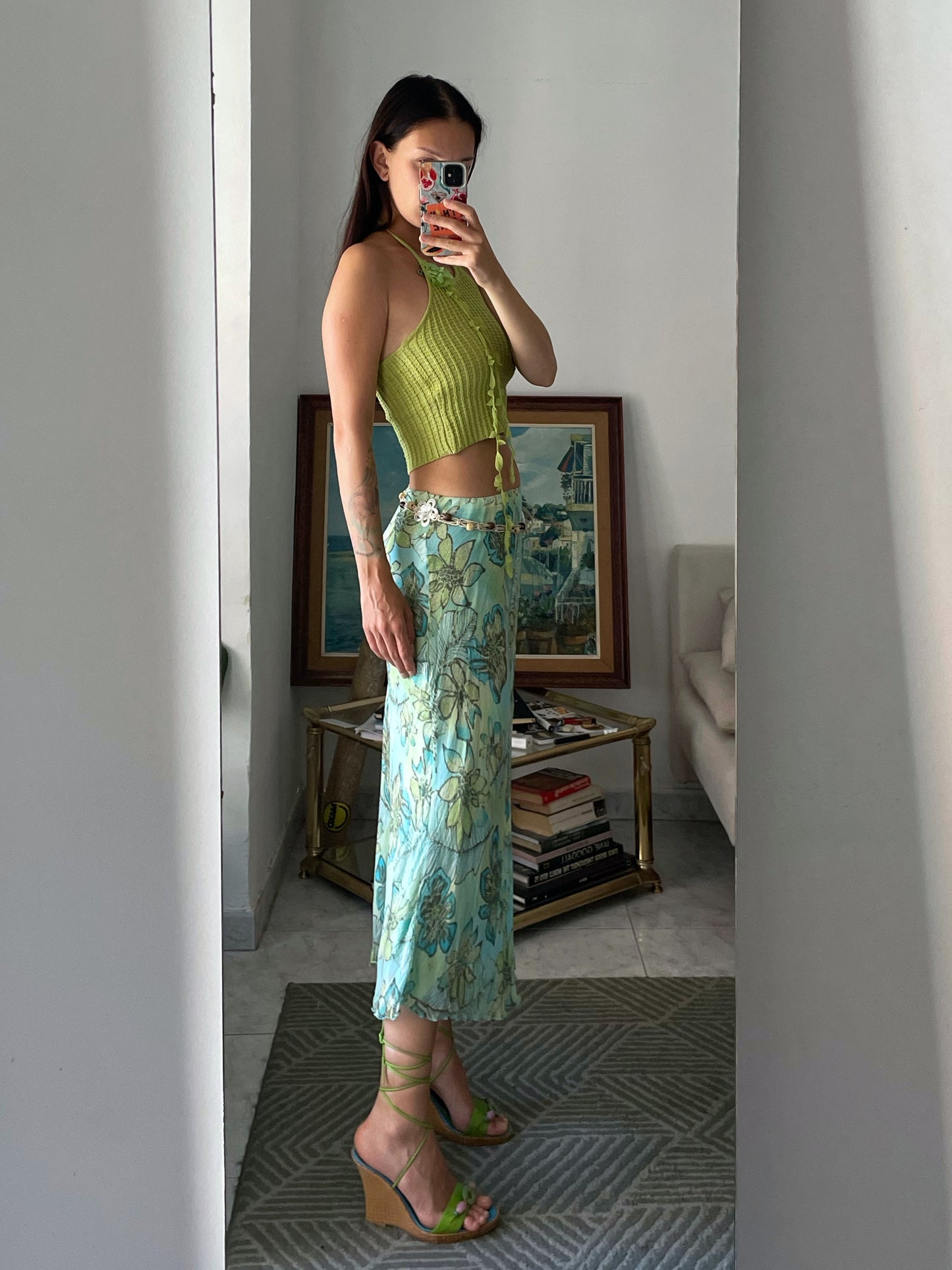 Skirt With a Belt