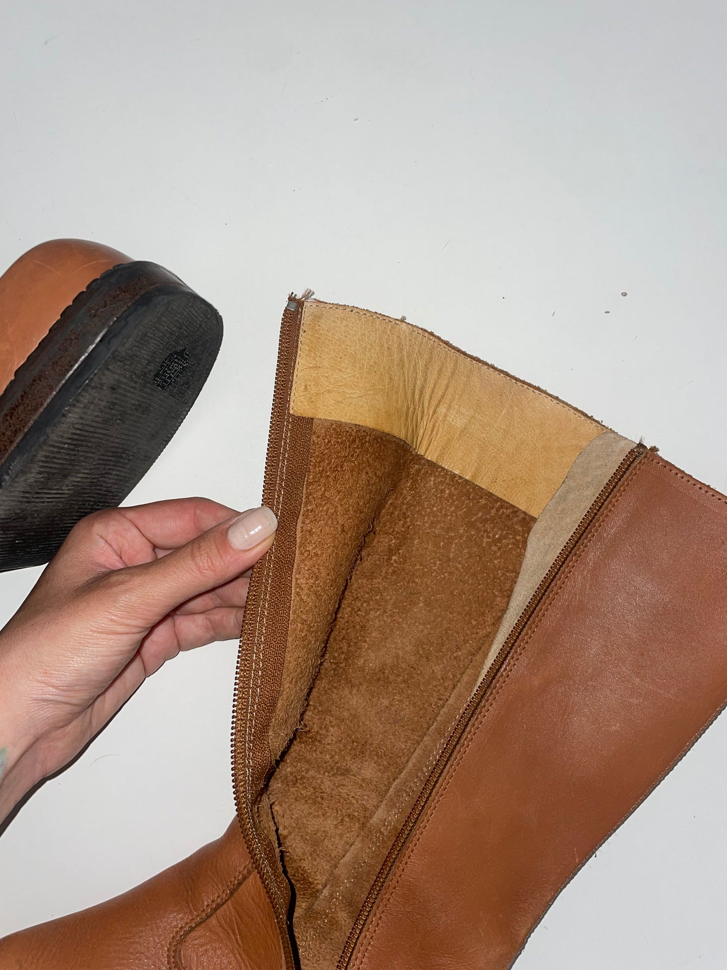 Chunky Heel Platform 70’s Style Boots