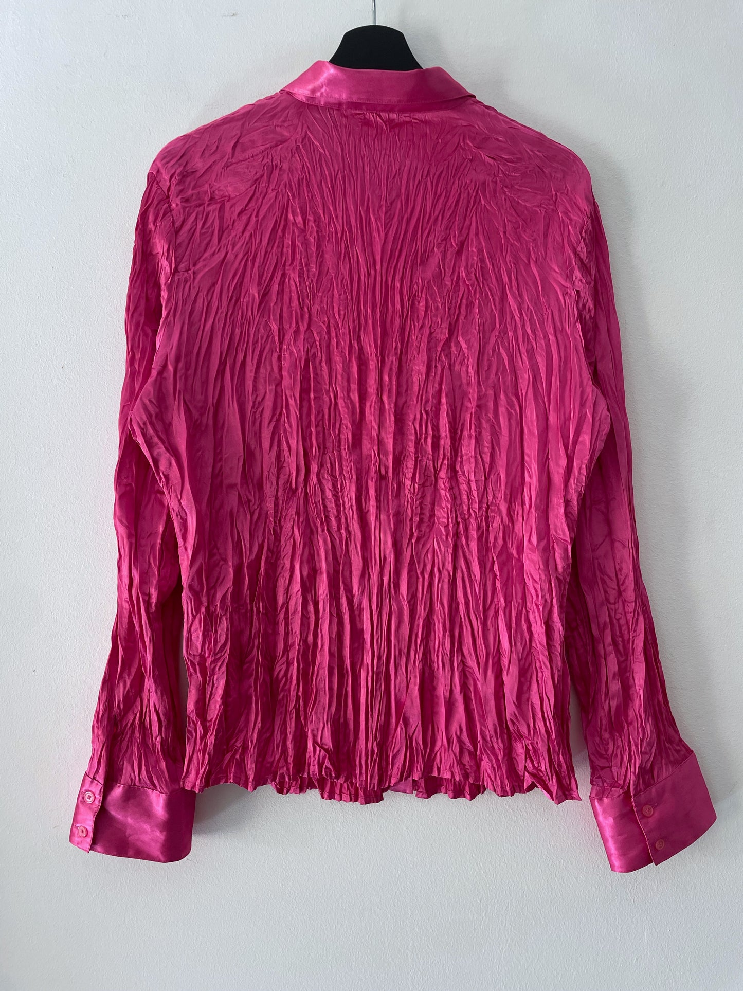 Pink Satin Shirt