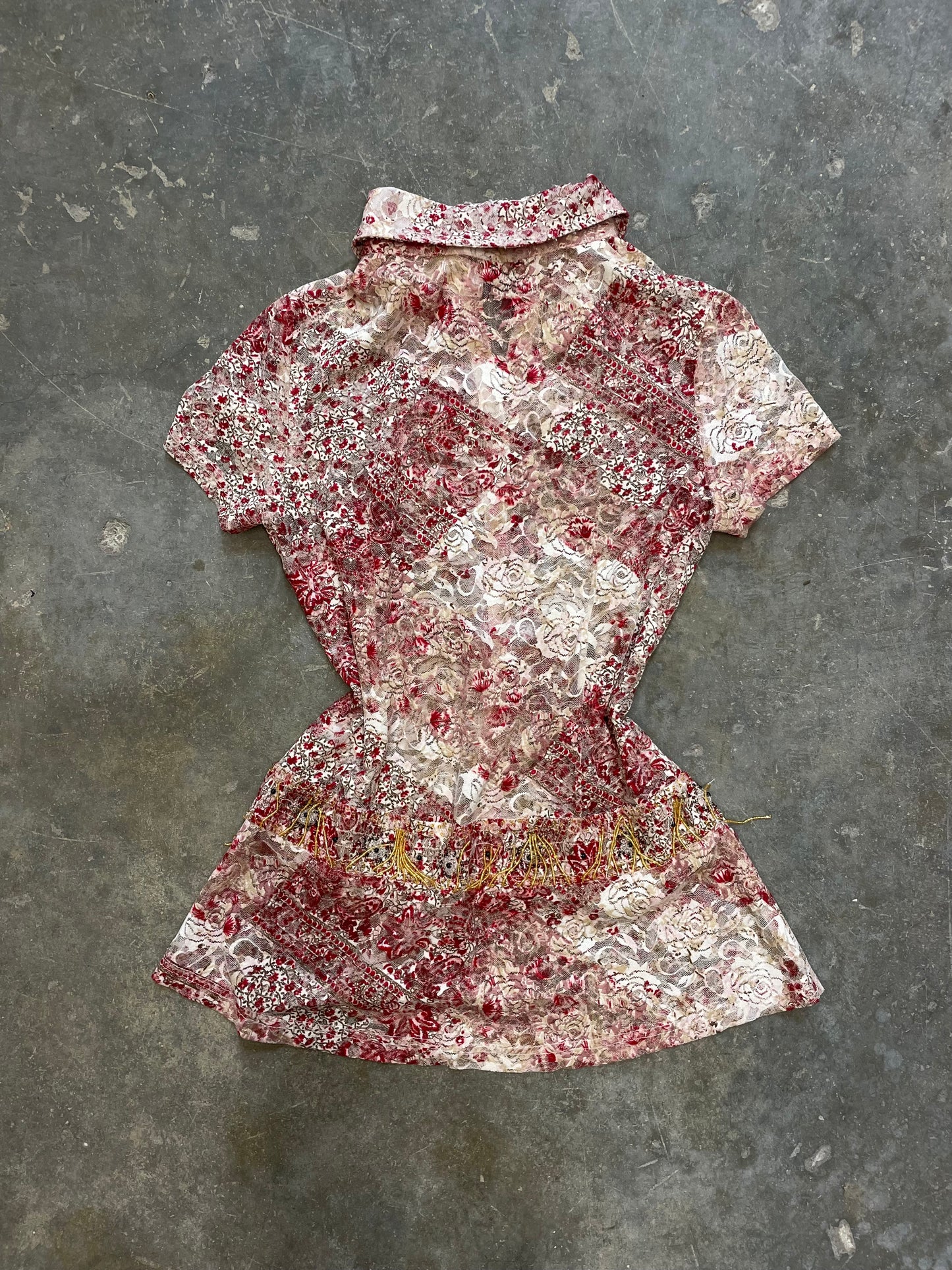 Beaded Lace Blouse
