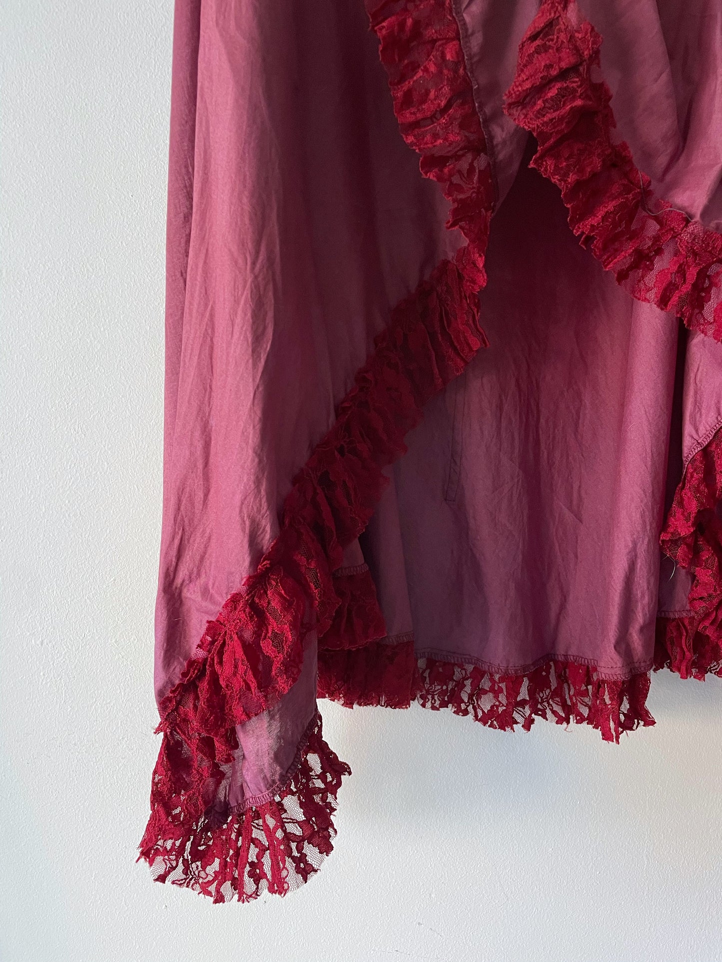 Asymmetrical Lace Skirt