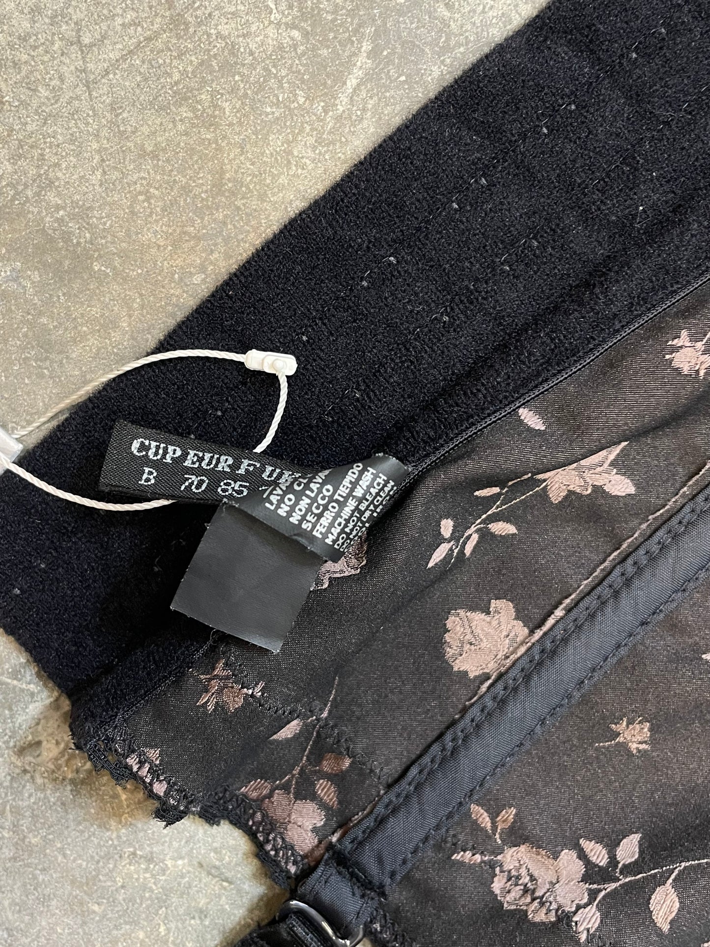 Corset With Floral Pattern