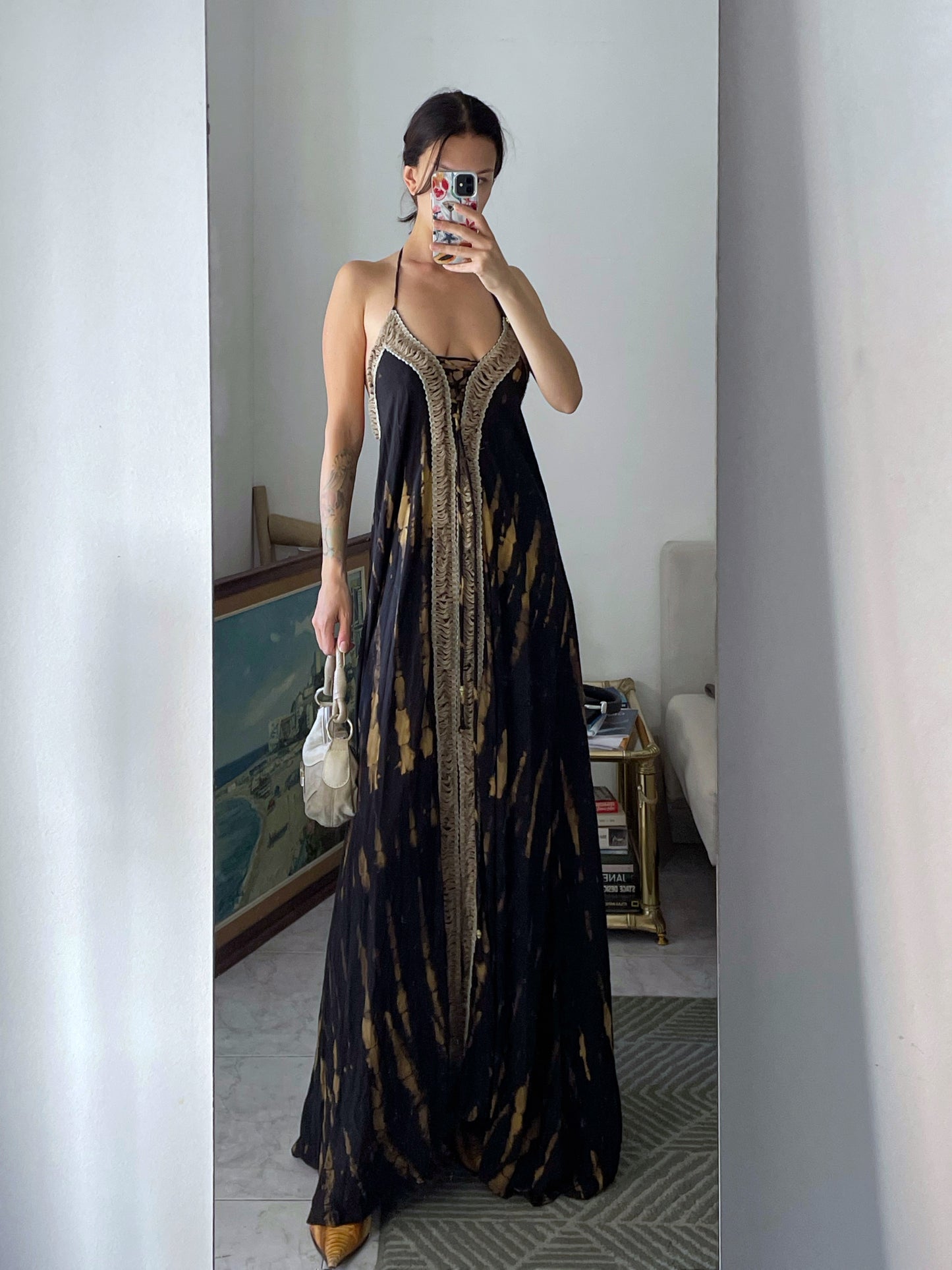 Boho Tie-Dye Maxi Dress
