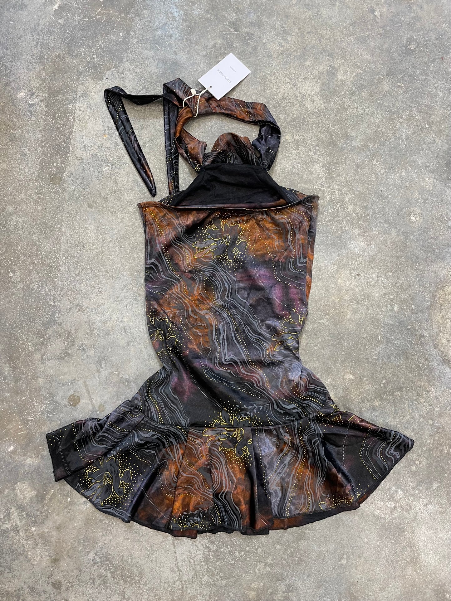 Halter Neck Mini Dress