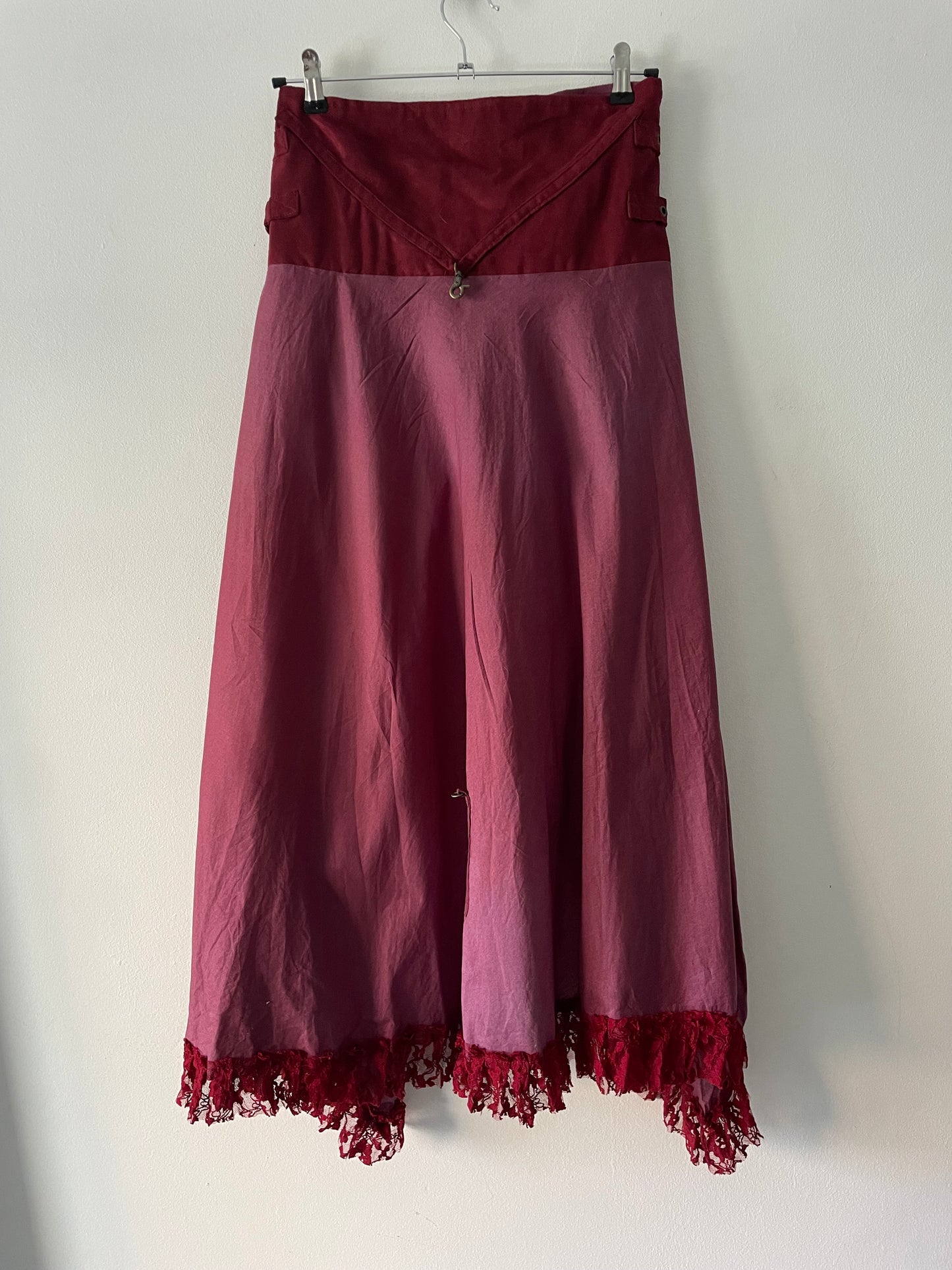 Asymmetrical Lace Skirt