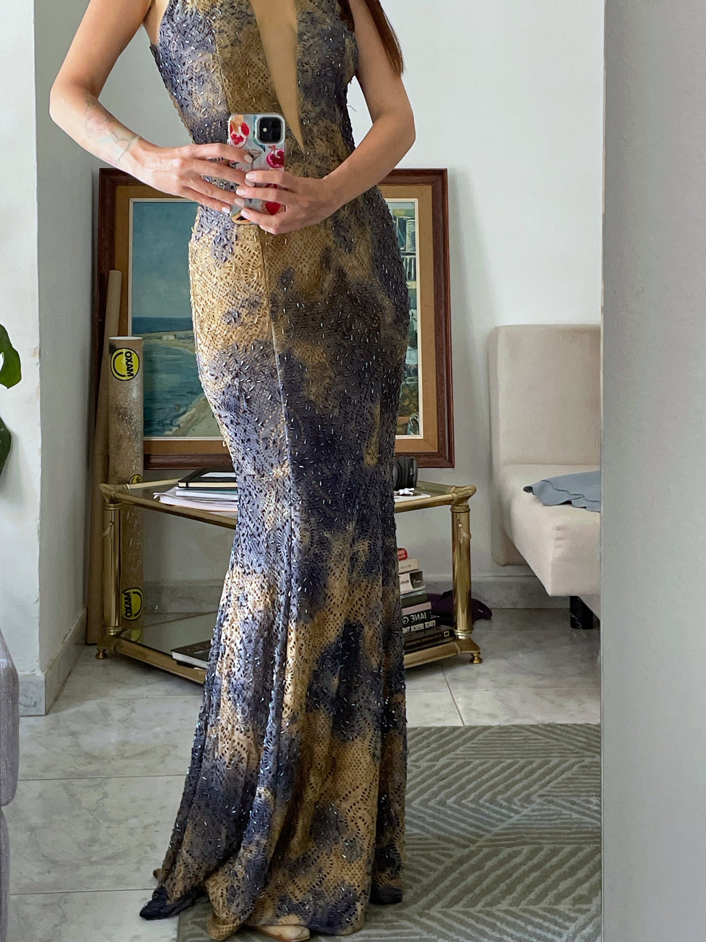 Beaded Evening Dress