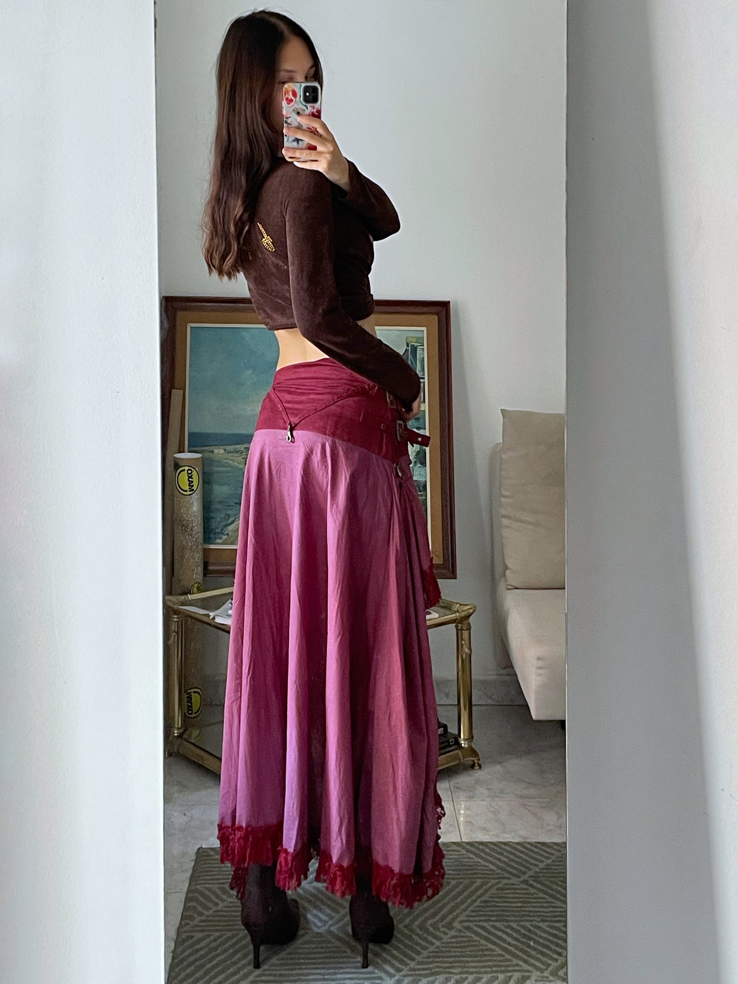 Asymmetrical Lace Skirt