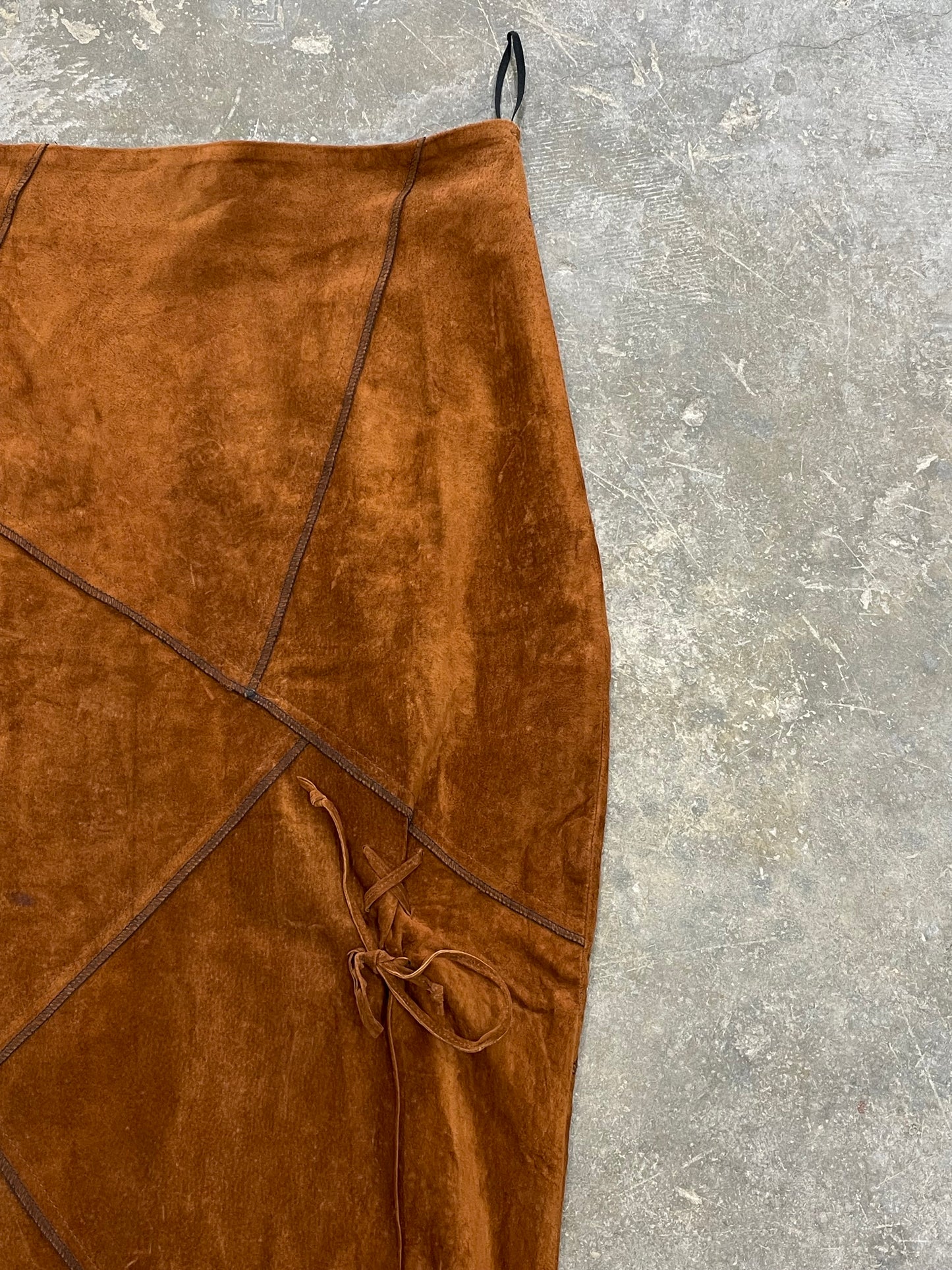 Maxi Suede Skirt