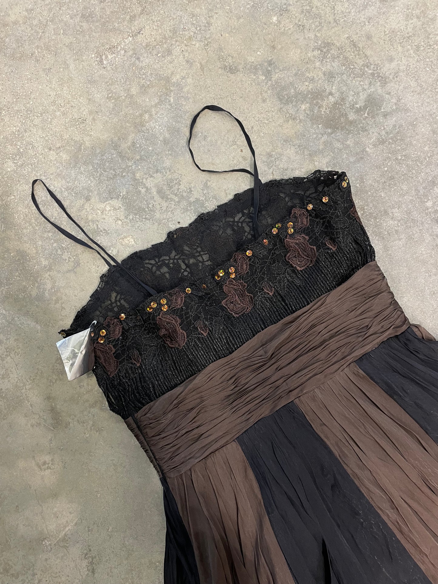 Silk Layered Vintage Dress