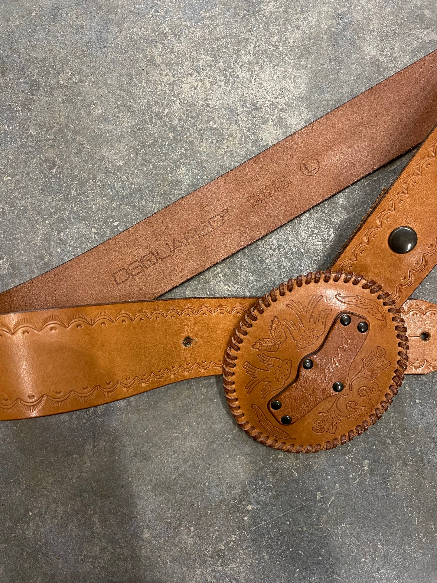 Leather Belt by Dsquared2