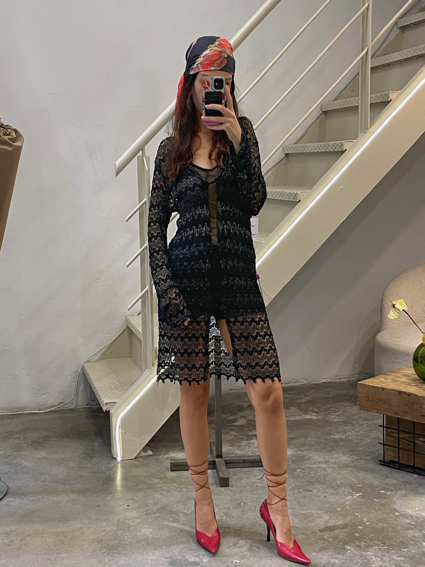 Crochet Long Cardigan