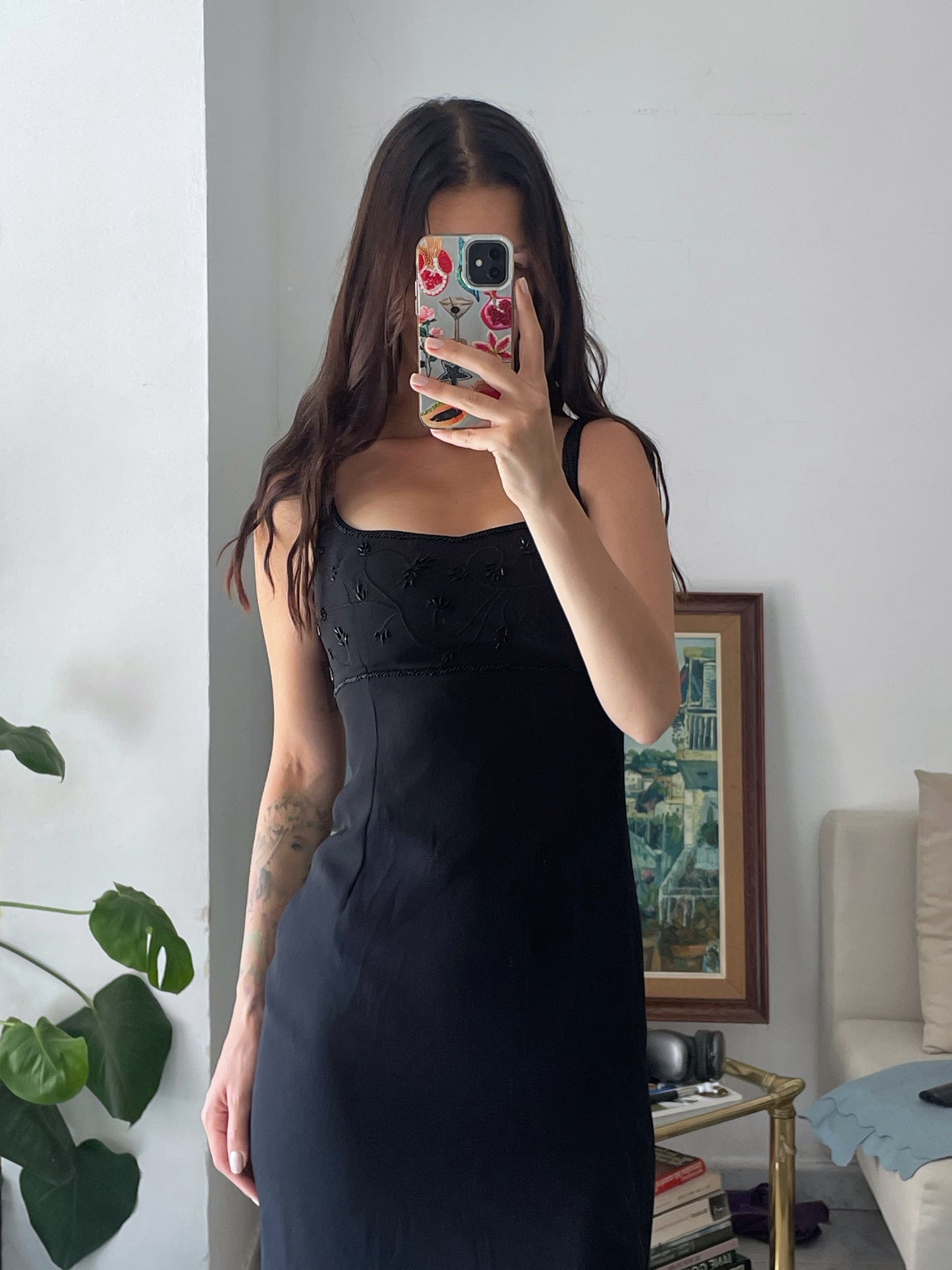Beaded Slip Dress