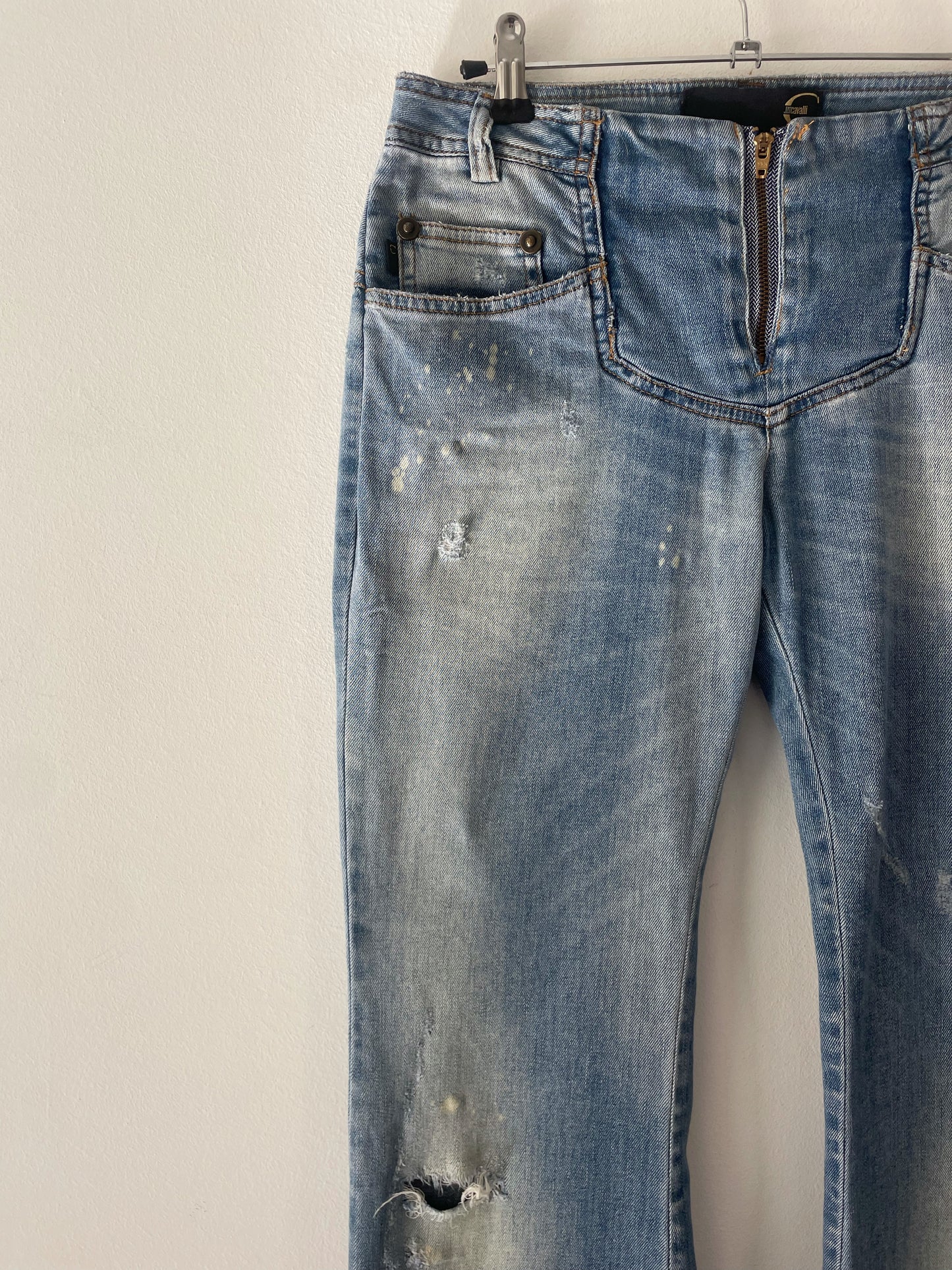 Just Cavalli Vintage Low-Rise Flared Jeans