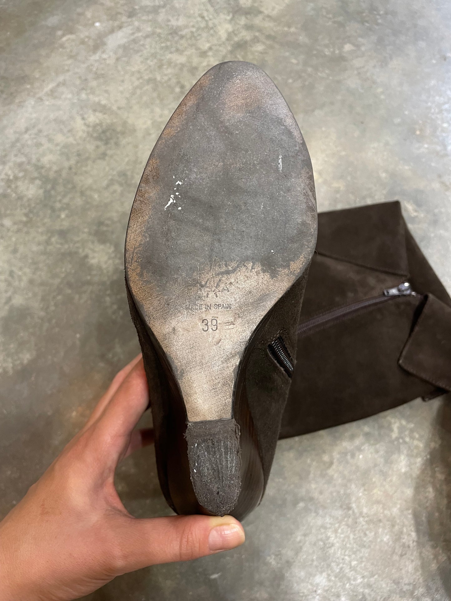 Platform Suede Boots