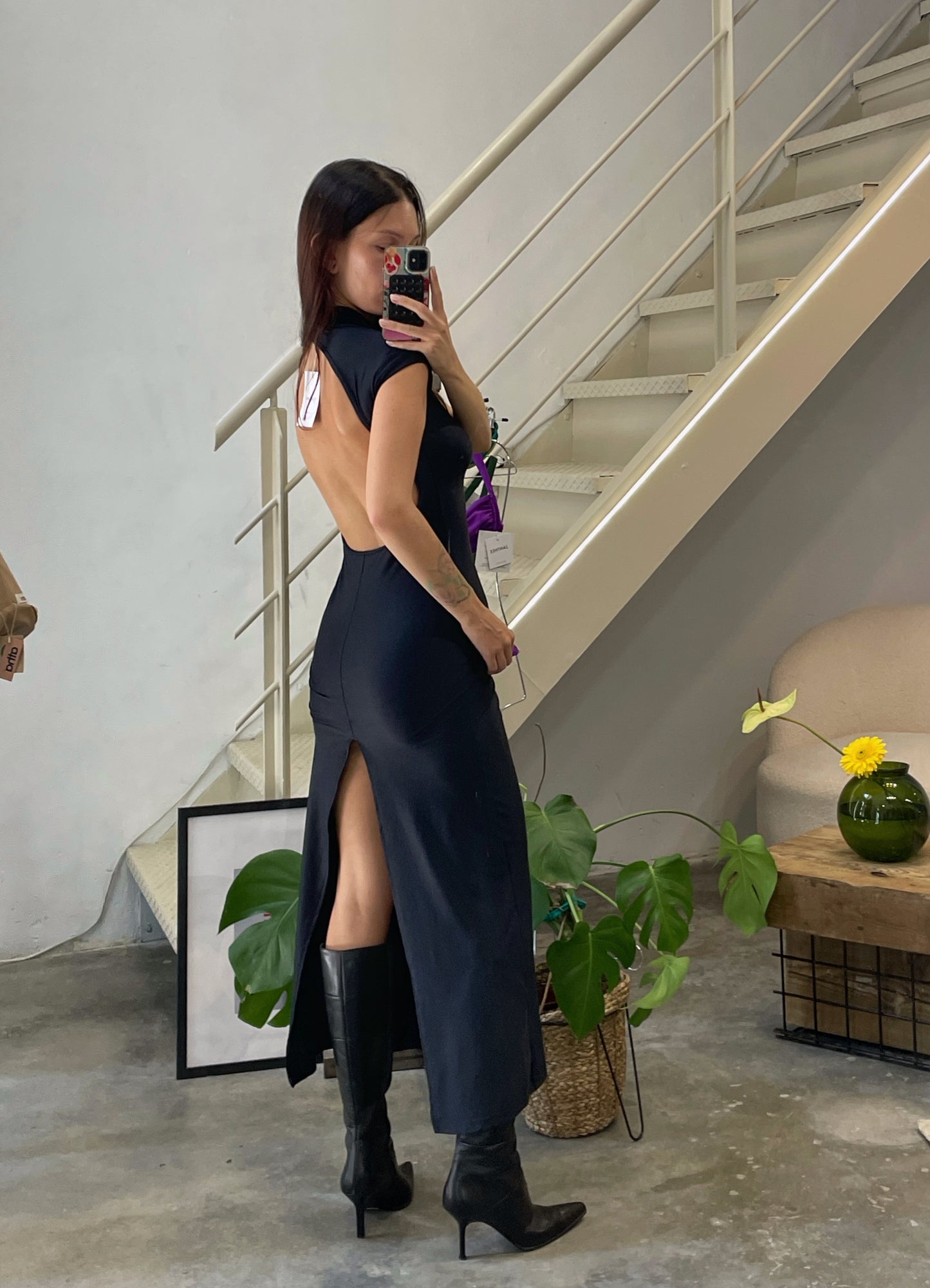 Open Back Dress