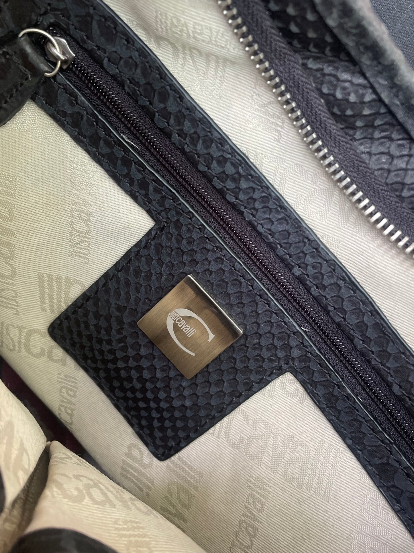 Just Cavalli Black Shoulder Bag