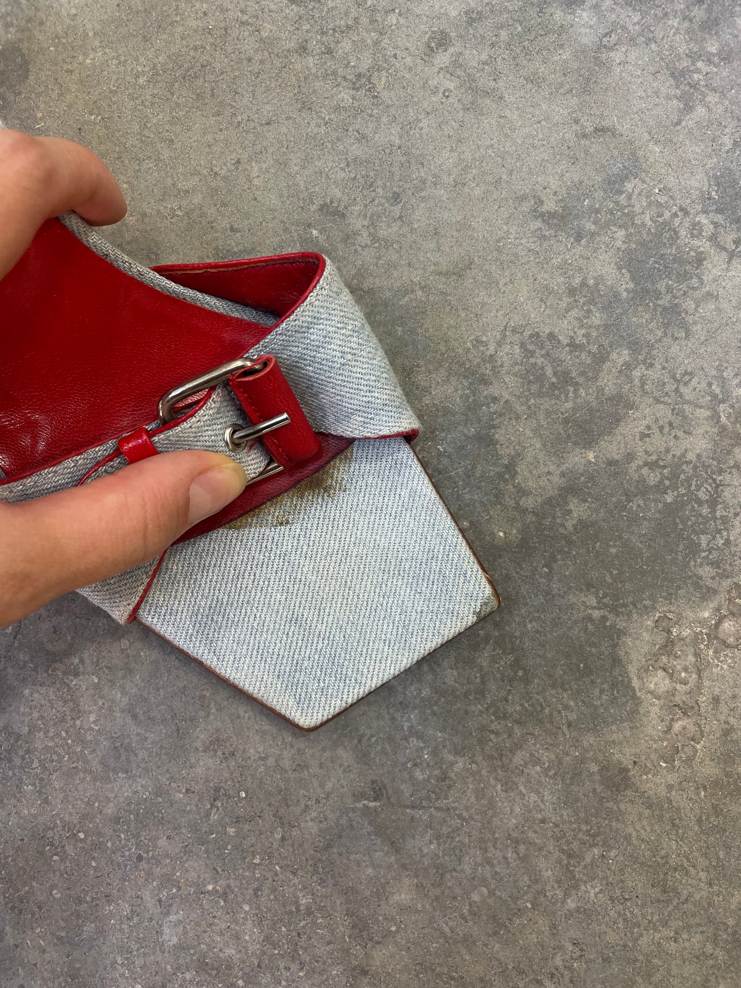 Denim Mules