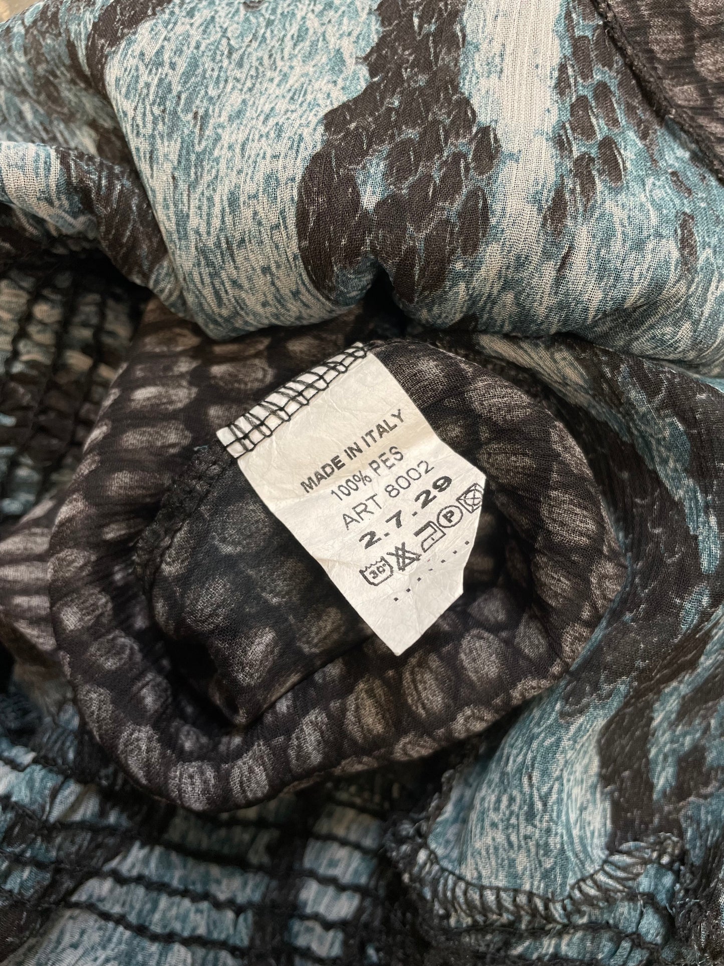 Snakeskin Patent Dress