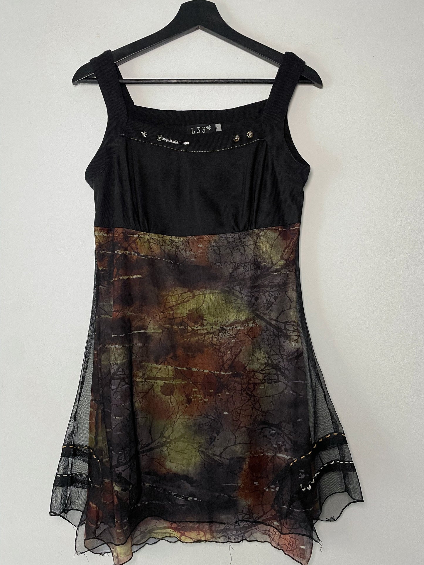 Mini mesh dress