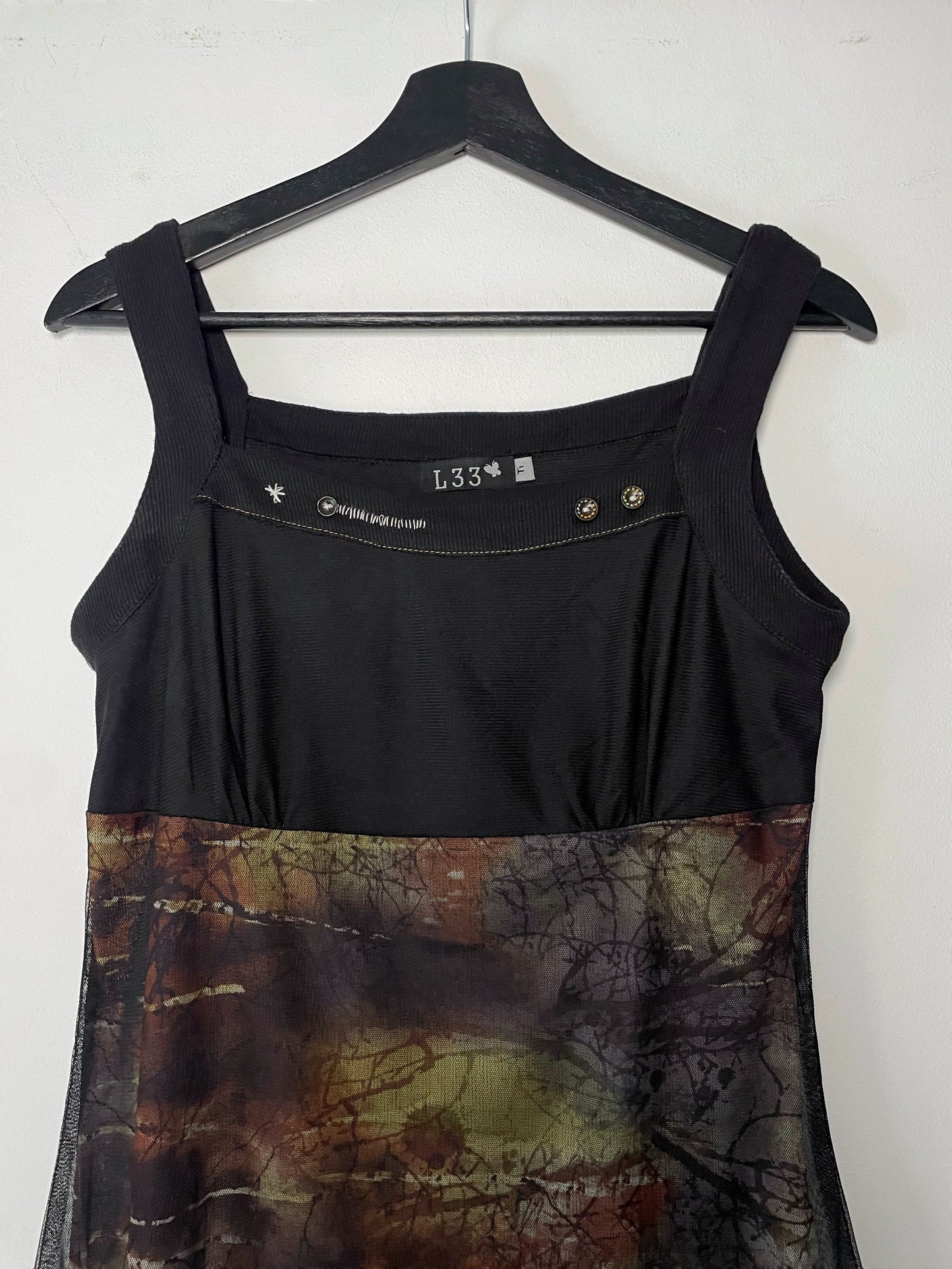 Mini mesh dress