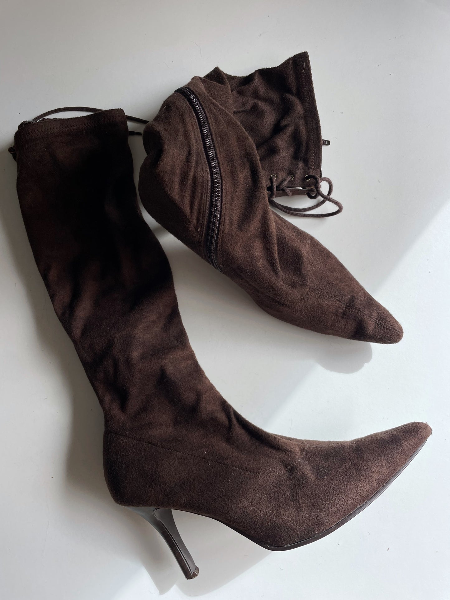 Velour Boots