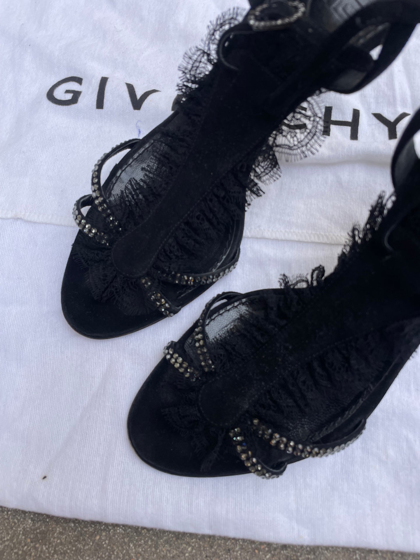 Givenchy Suede Leather Sandals