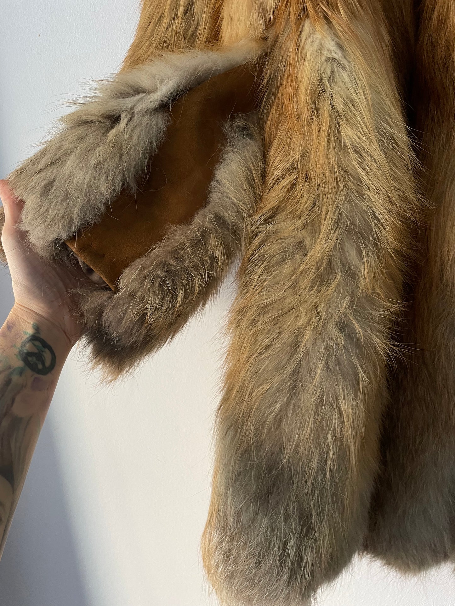 Vintage fox fur coat