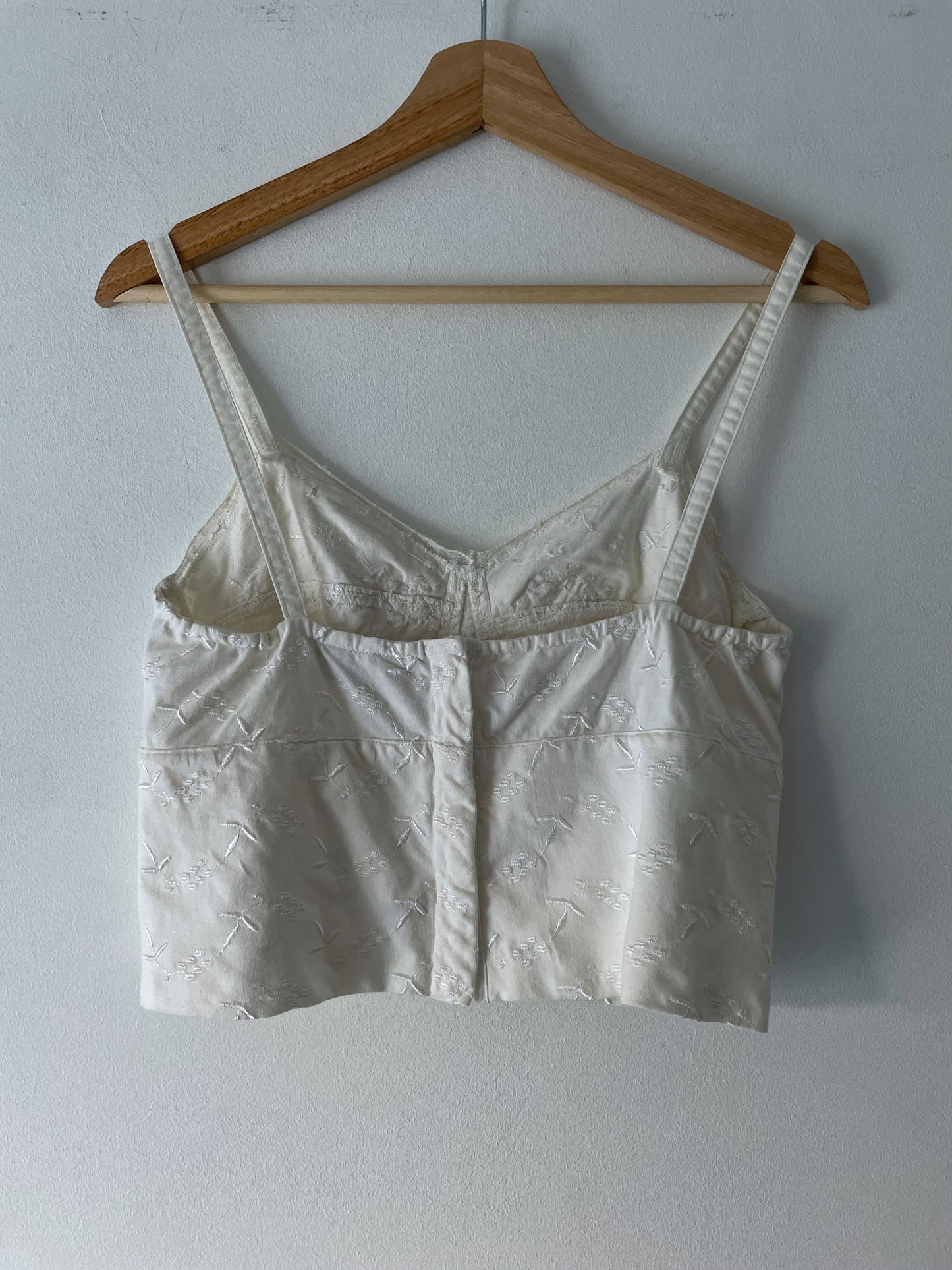 Embroidered Crop Top
