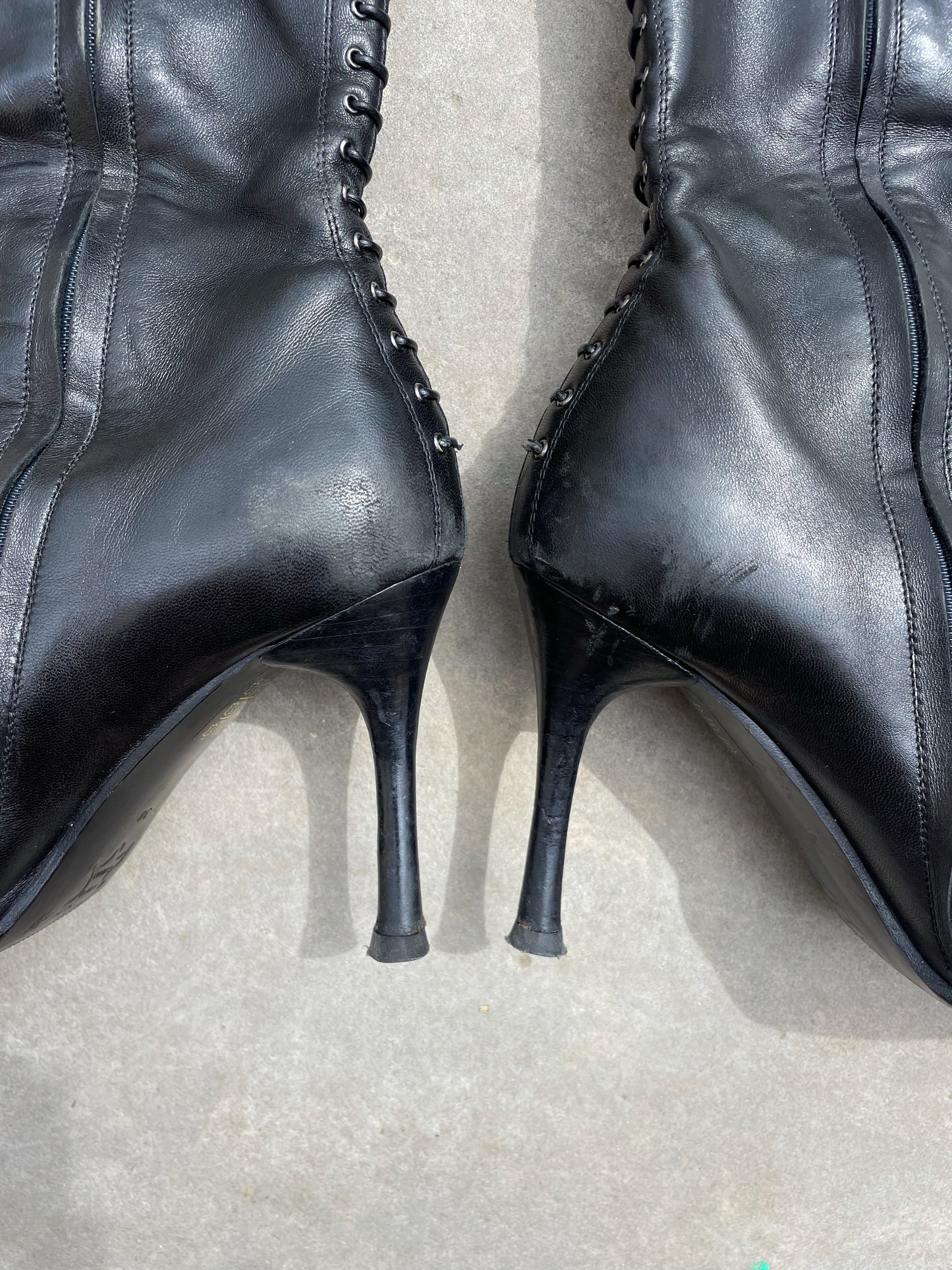 Vintage leather boots by R&Renzi