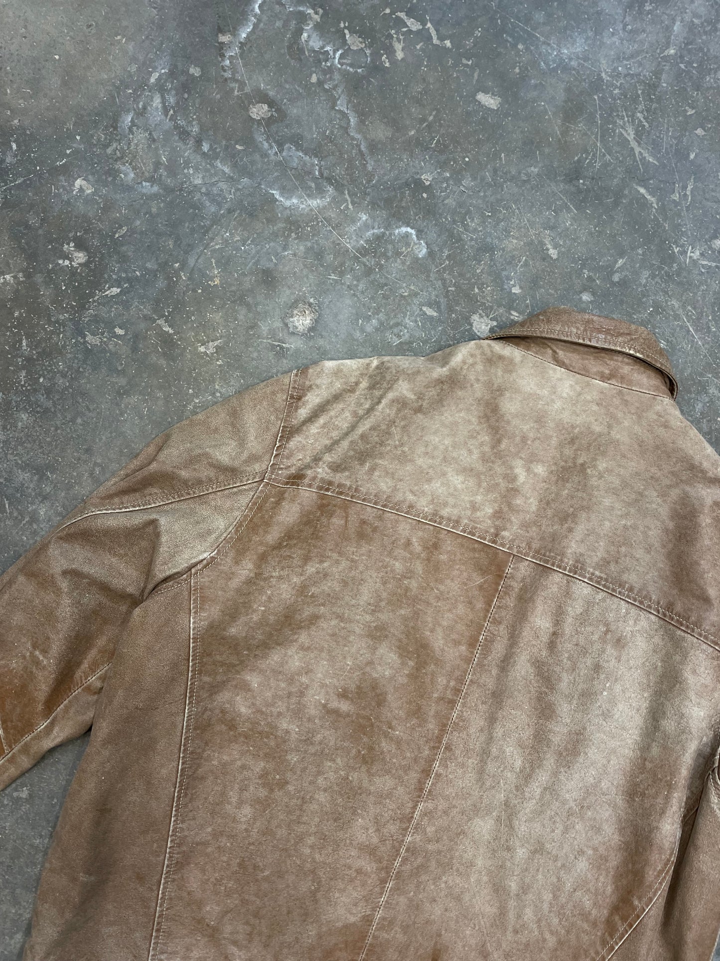 Vintage Natural Leather Jacket