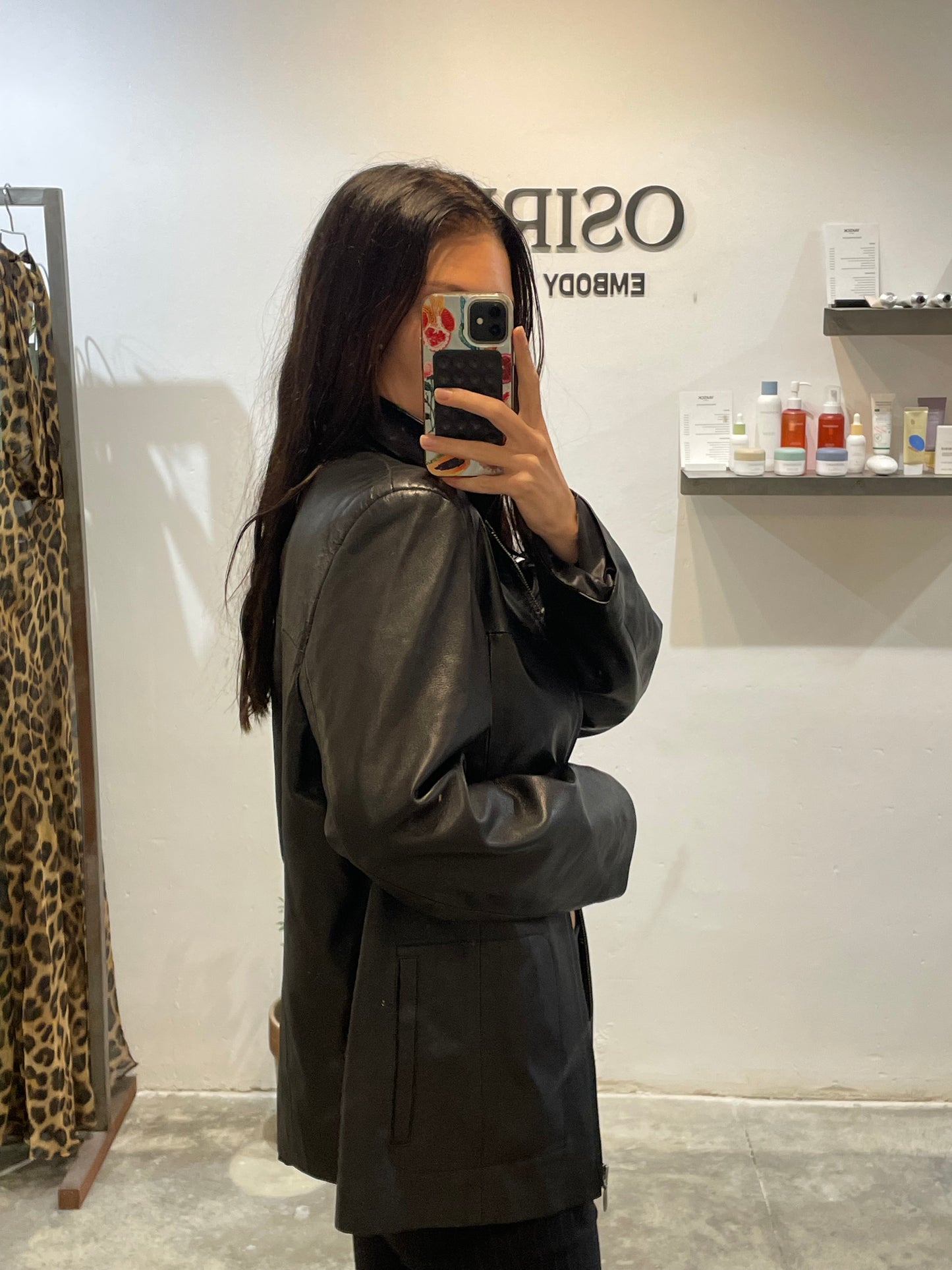 90’s Style Leather Jacket