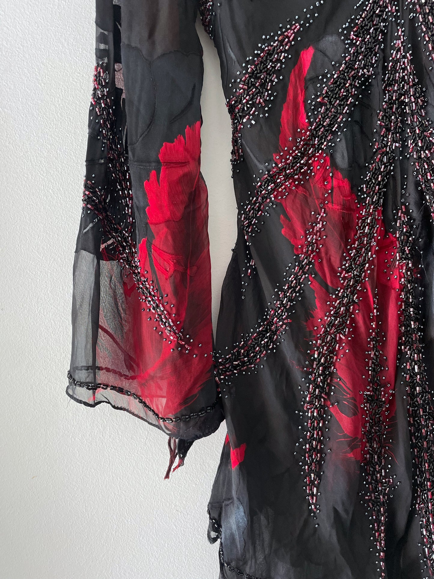 Asymmetrical Beaded Dress