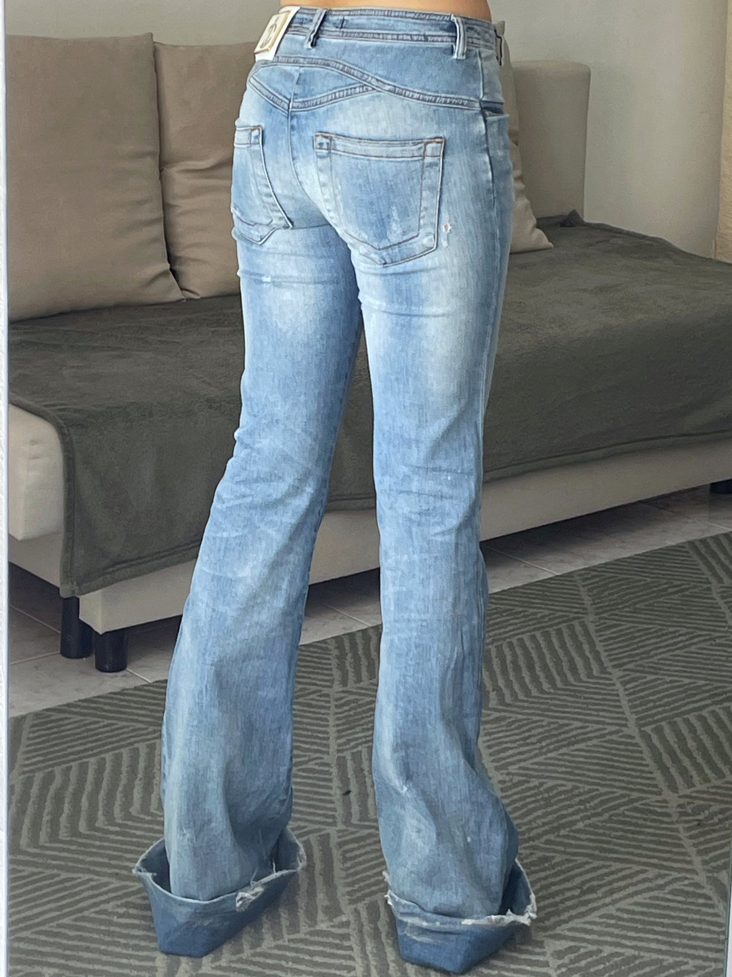 Just Cavalli Vintage Low-Rise Flared Jeans