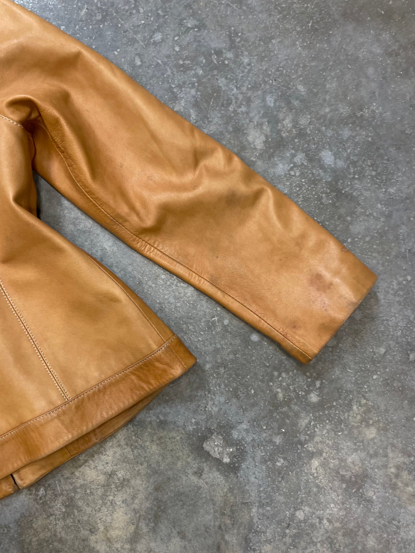 Mustard Leather Jacket