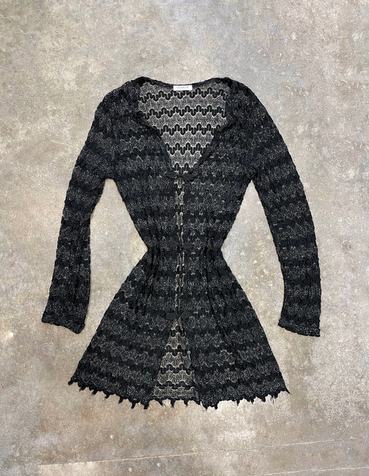 Crochet Long Cardigan