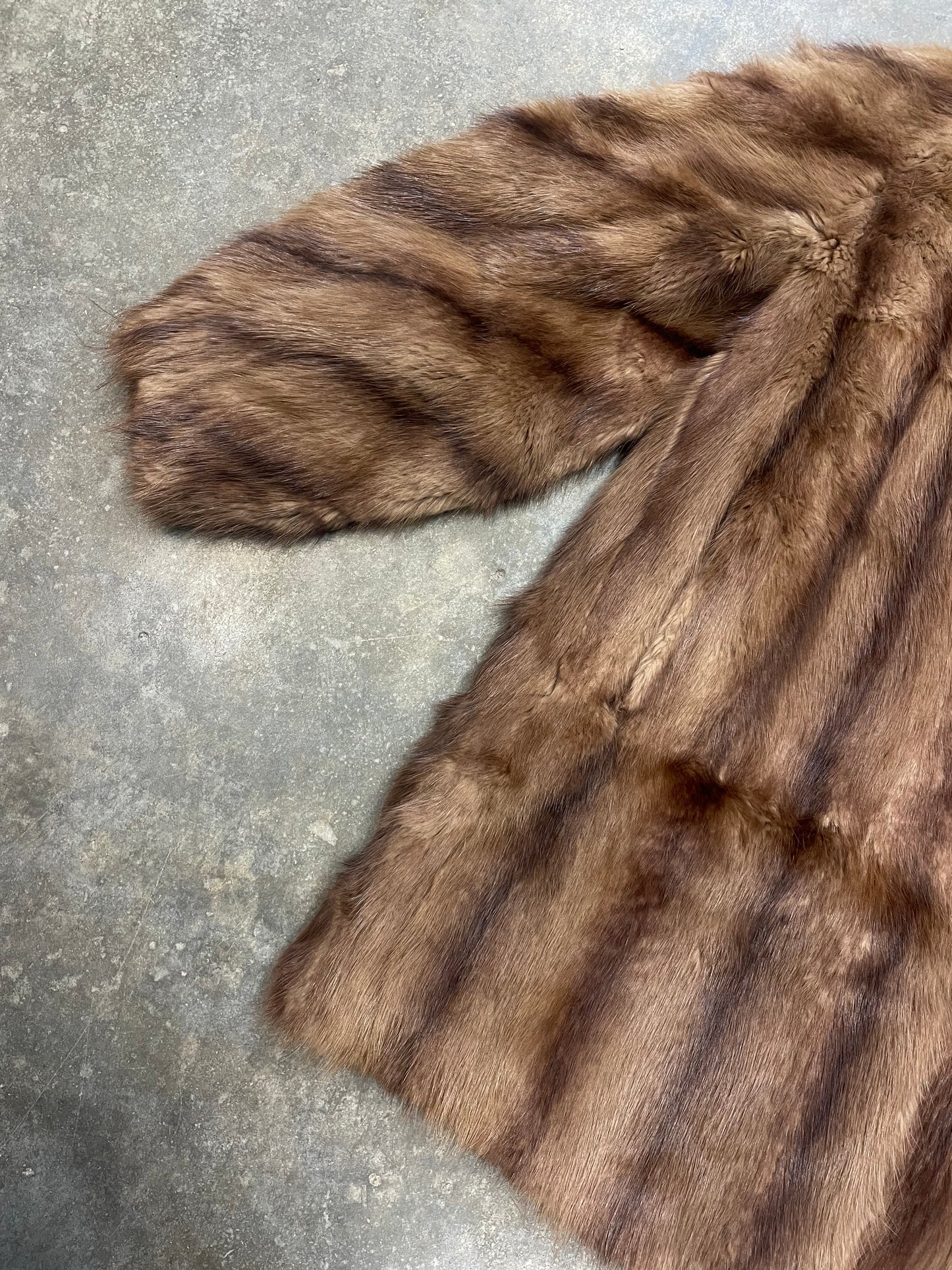 Vintage Natural Fur Coat
