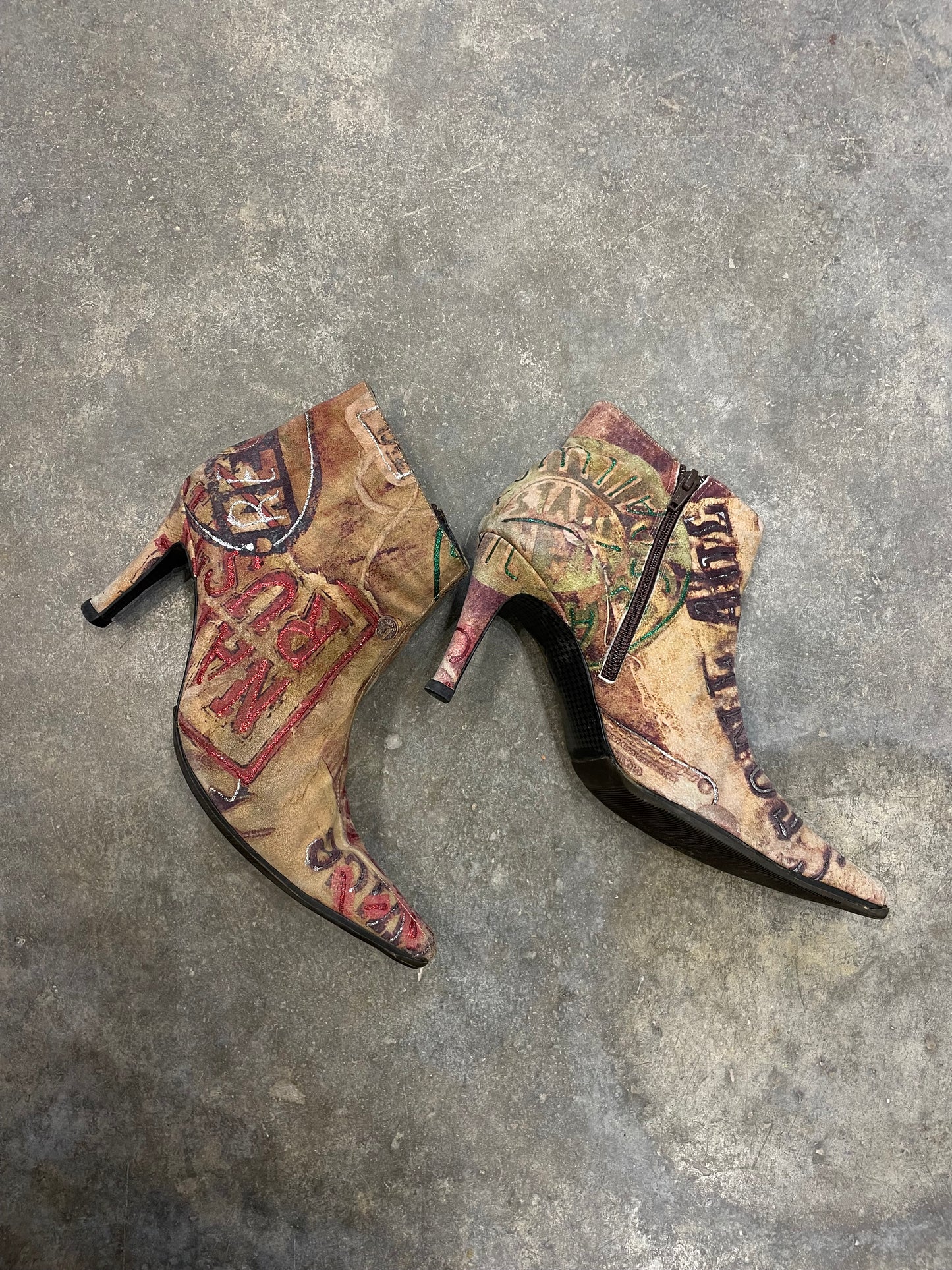 Y2K Vintage Ankle Boots