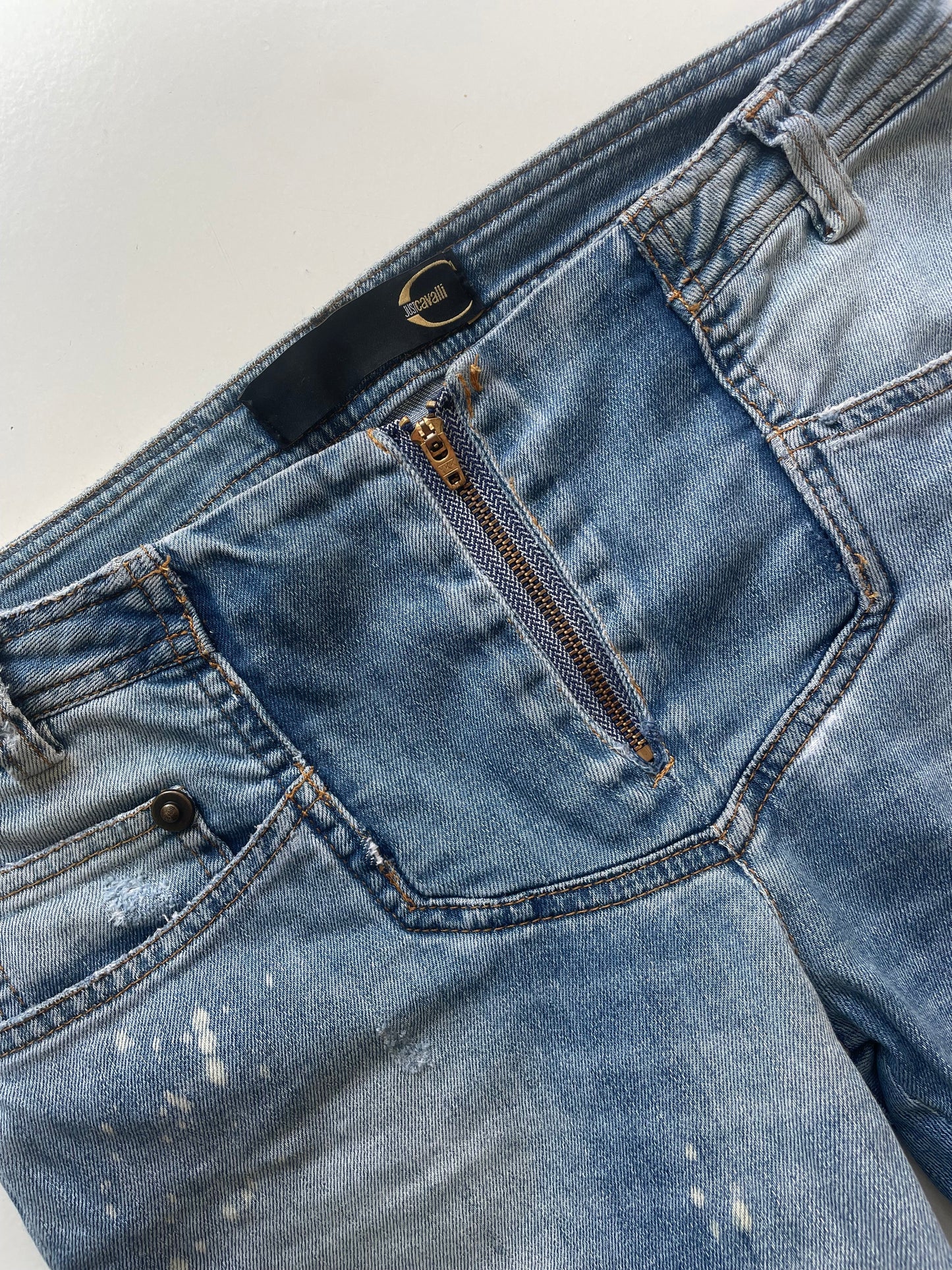 Just Cavalli Vintage Low-Rise Flared Jeans