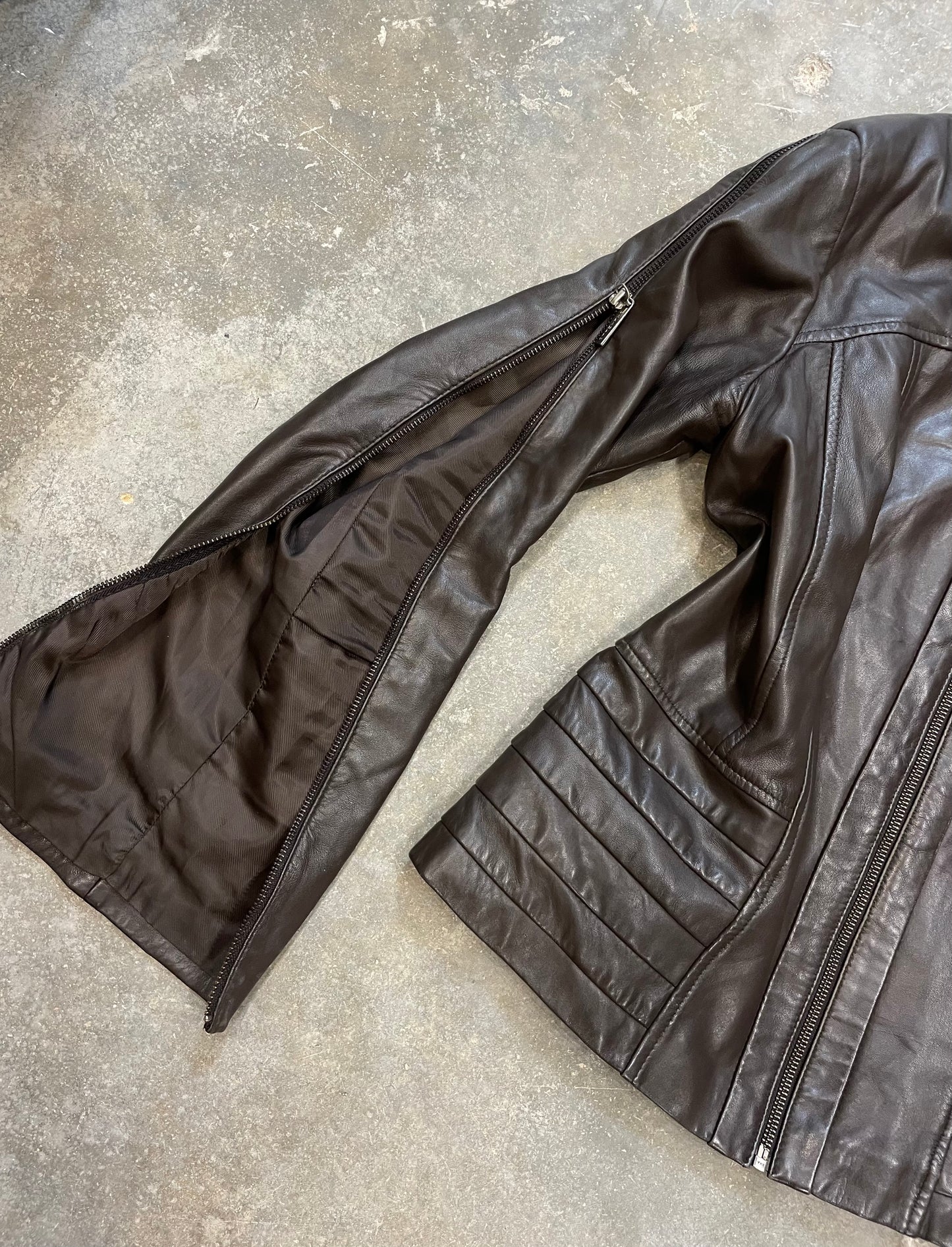 Leather Transformer Jacket