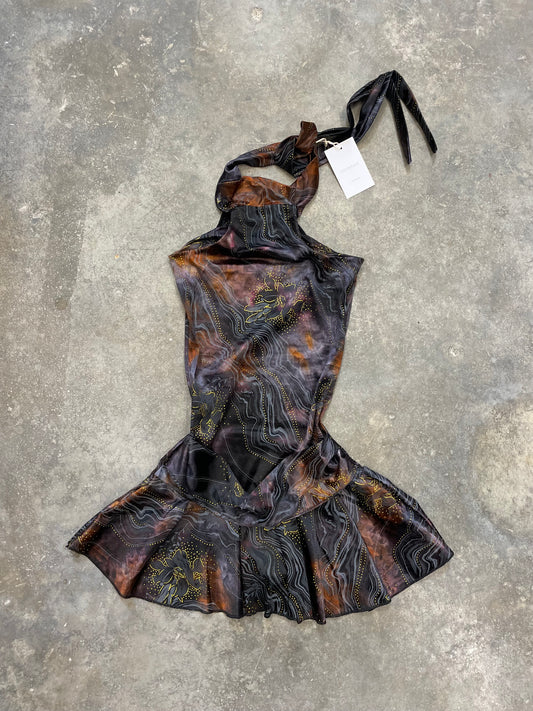 Halter Neck Mini Dress