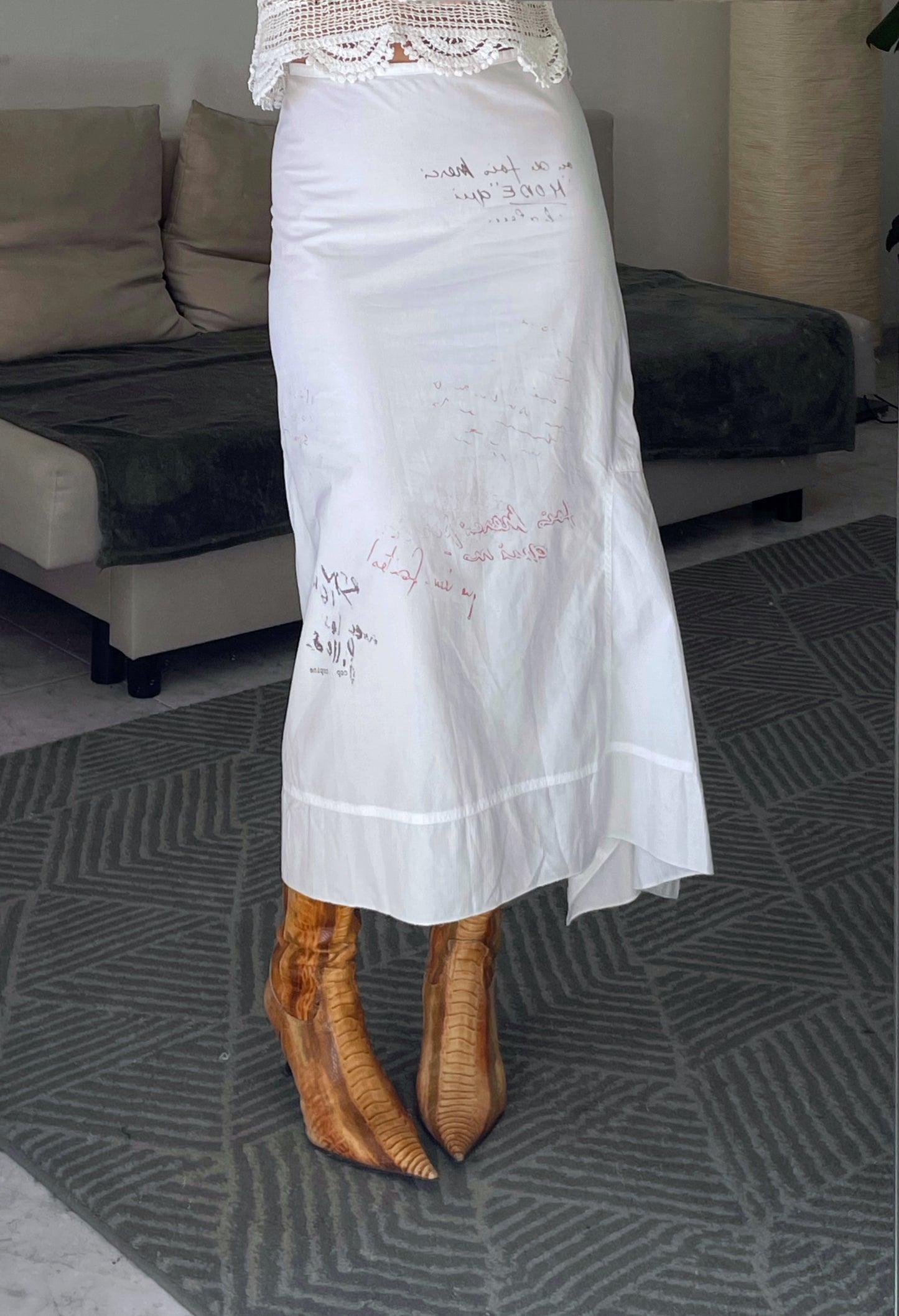 Asymmetrical skirt Cop. Copine