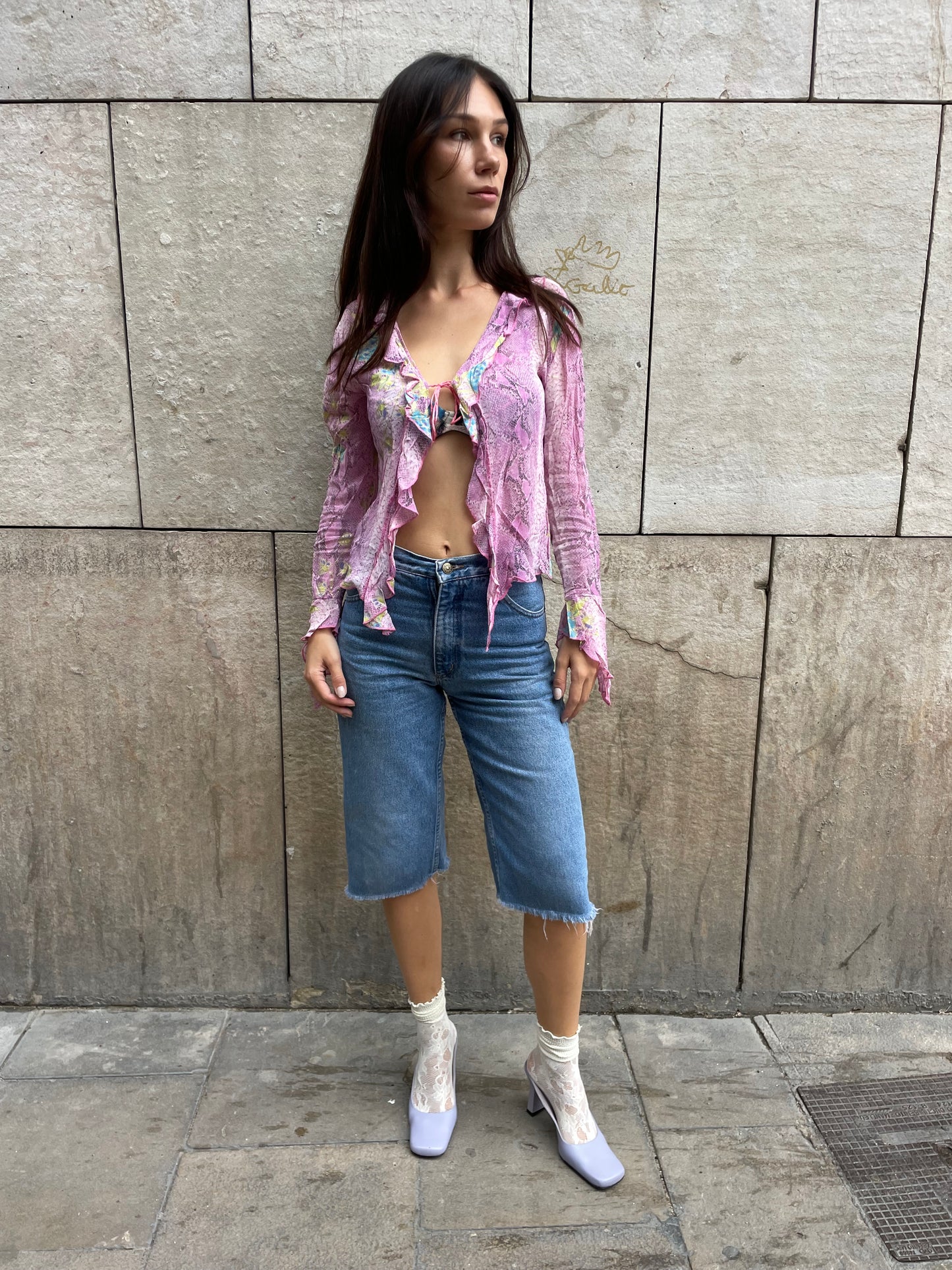 Snake Print Top