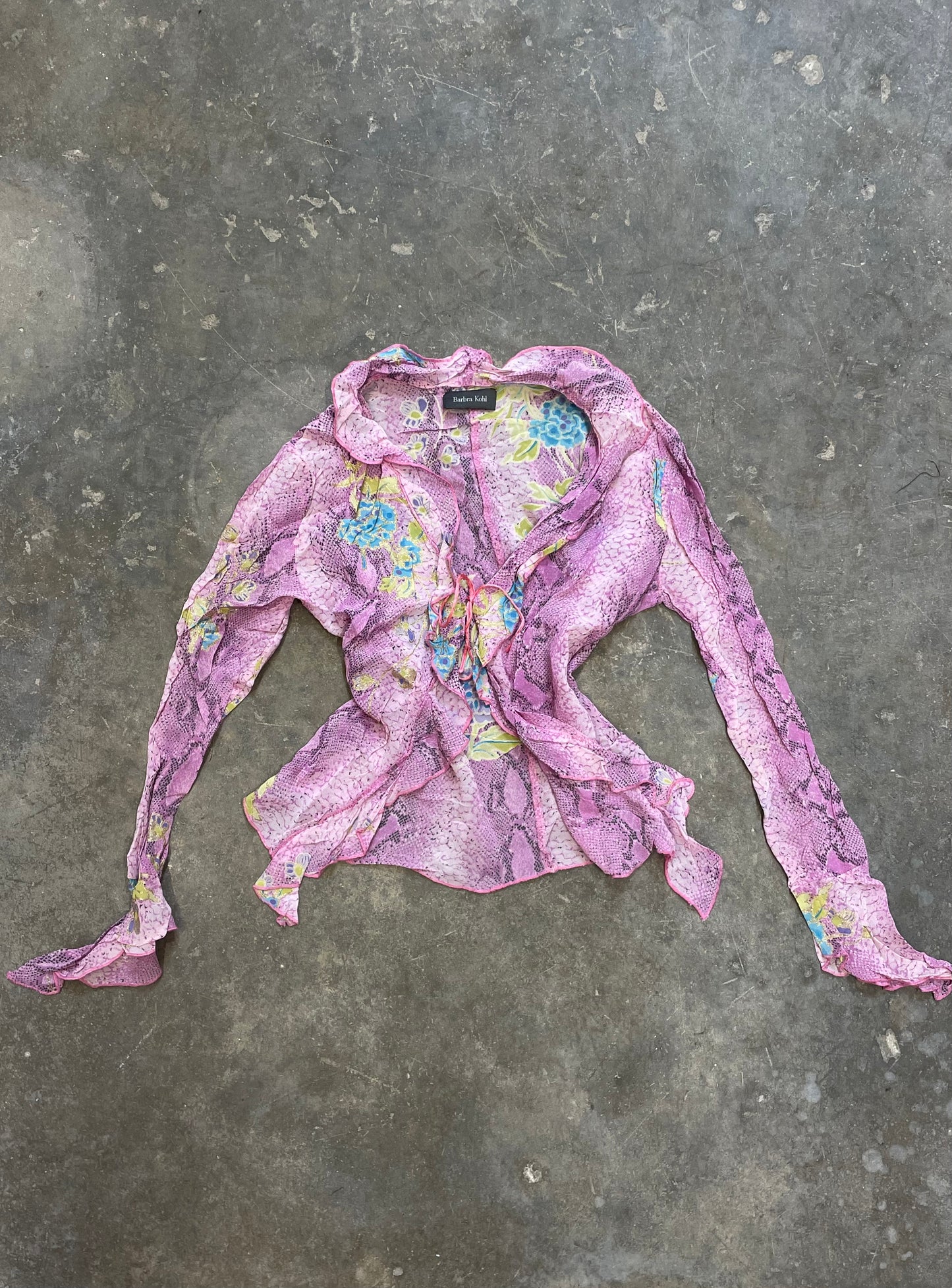 Snake Print Top