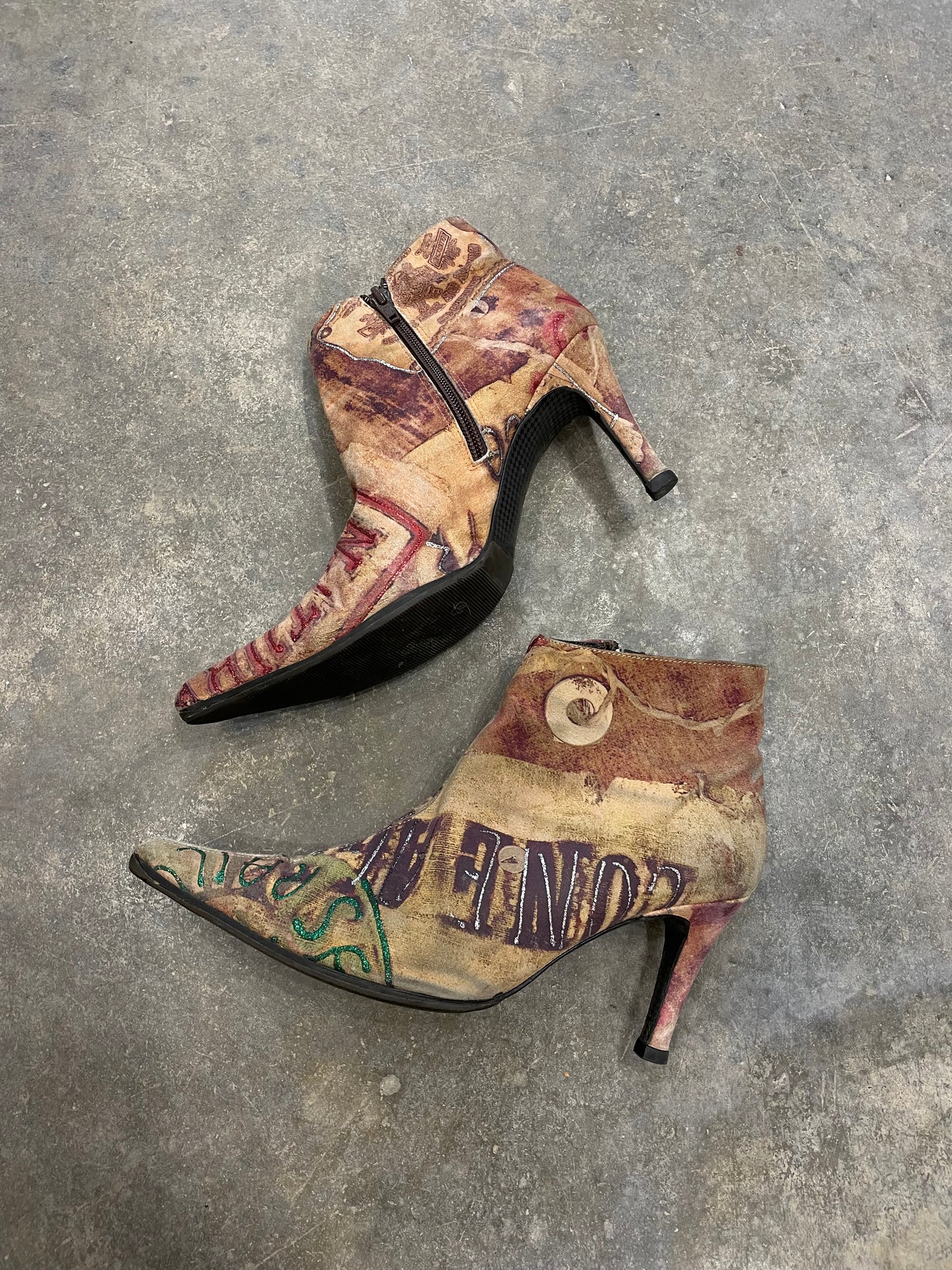 Y2K Vintage Ankle Boots