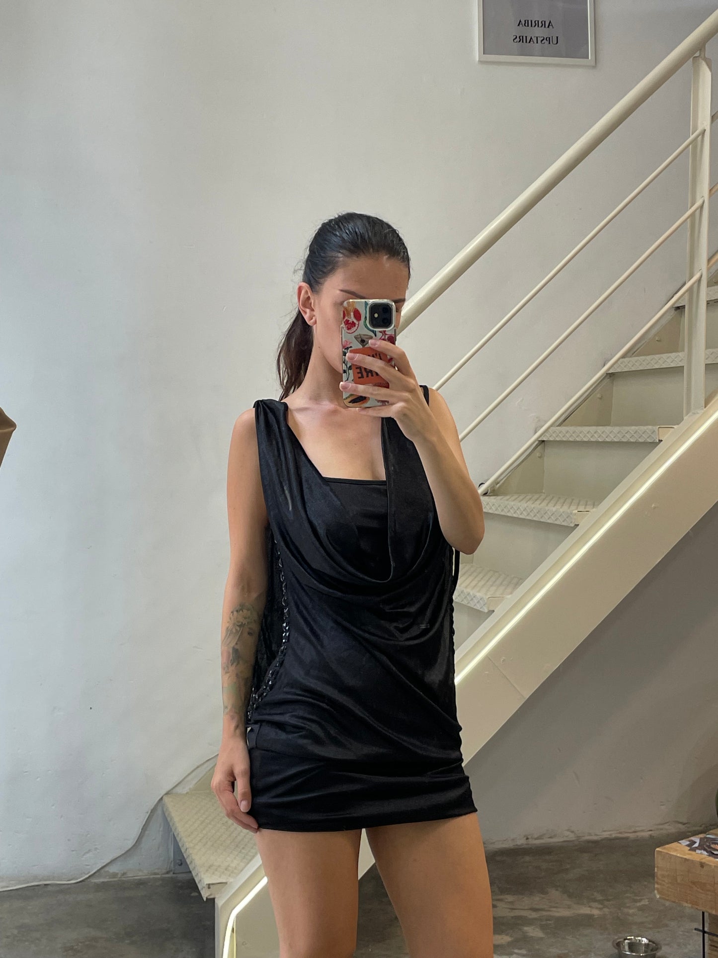 Cowl Neck Dress