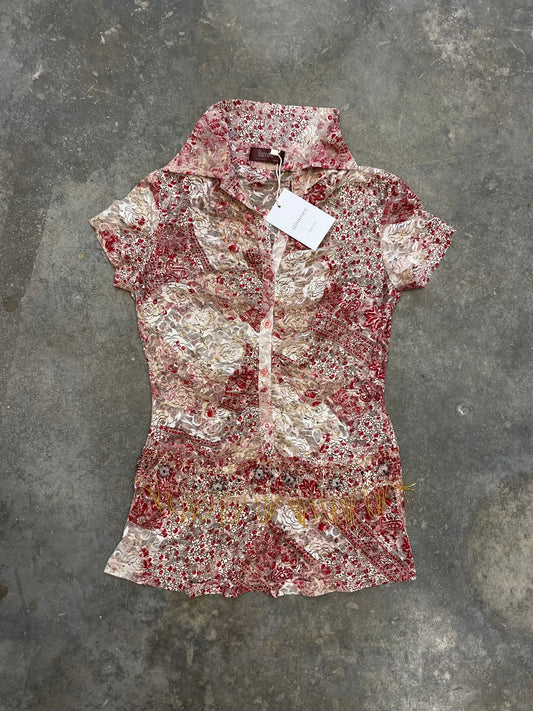 Beaded Lace Blouse