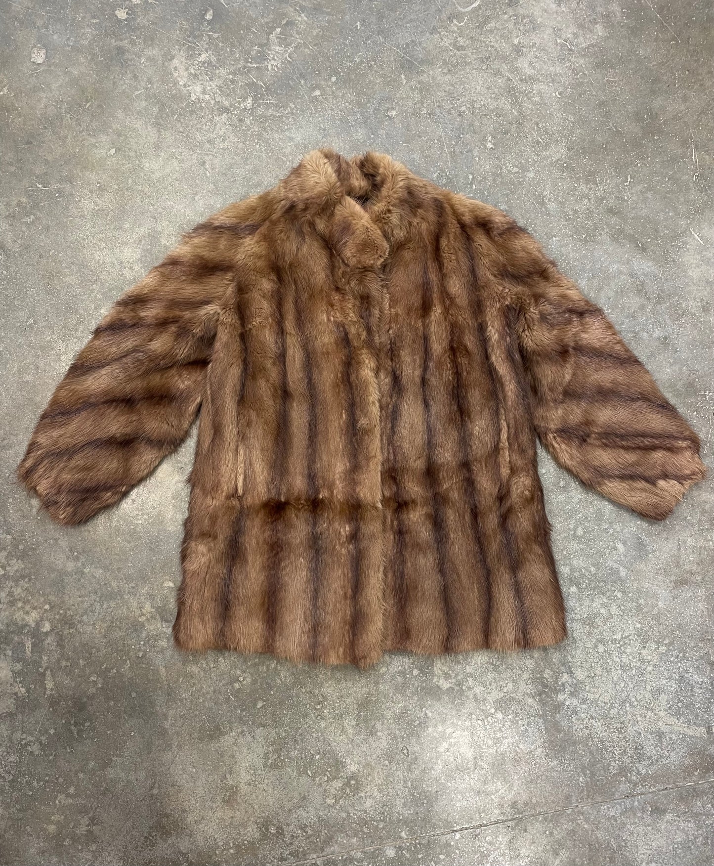 Vintage Natural Fur Coat