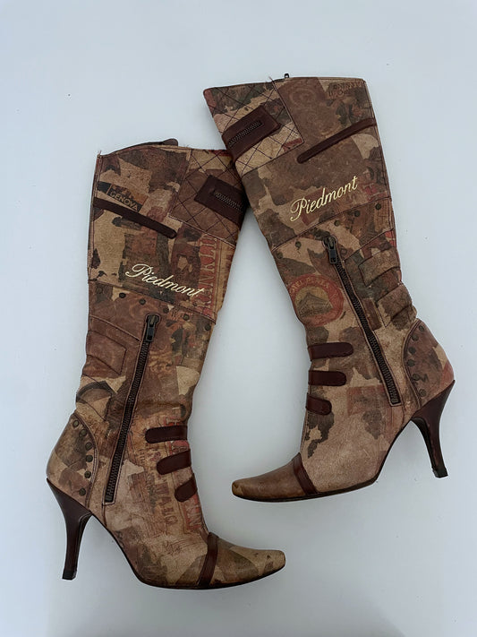 Vintage Natural Leather Boots