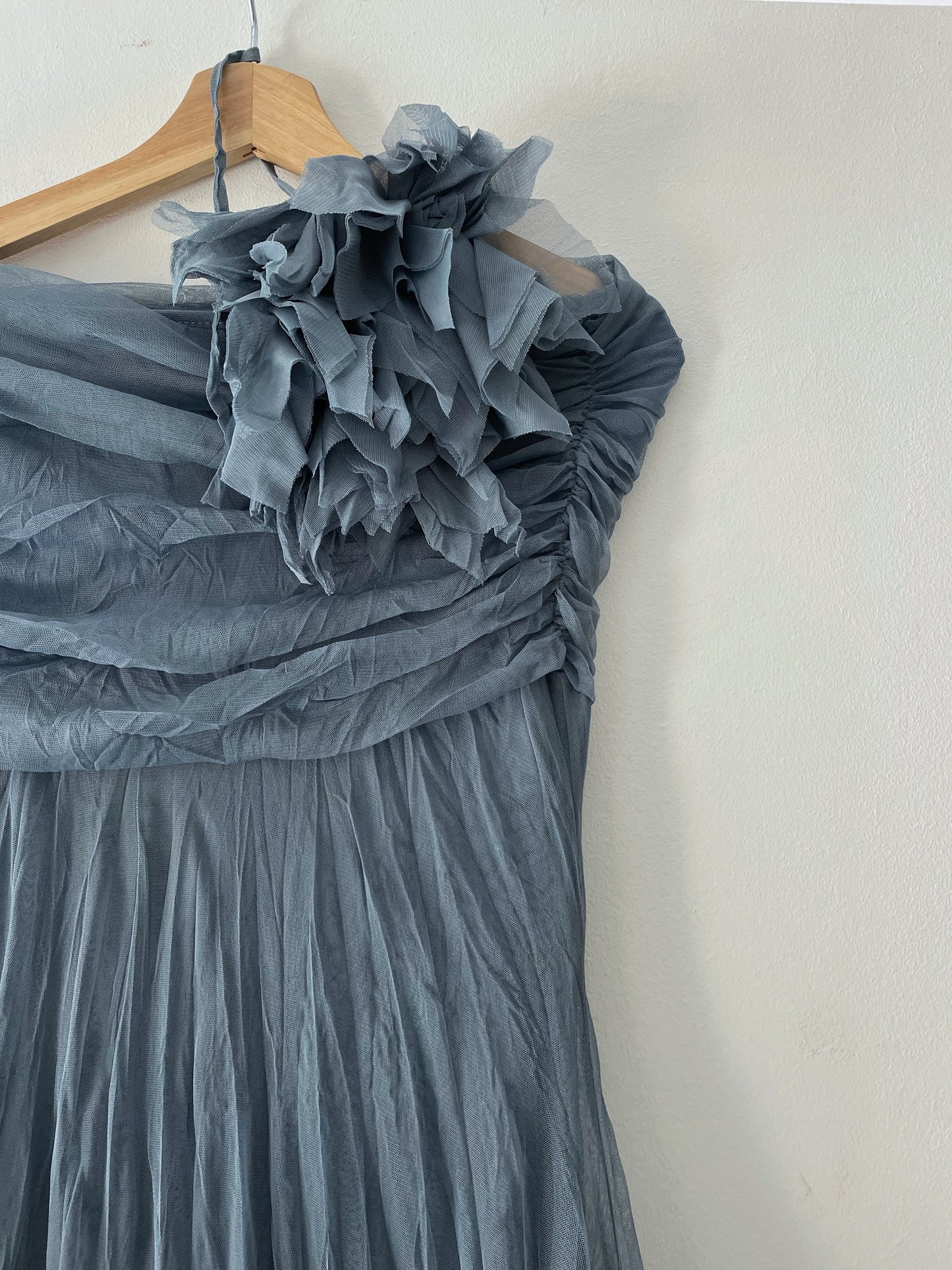 Ruffled Midi Dress