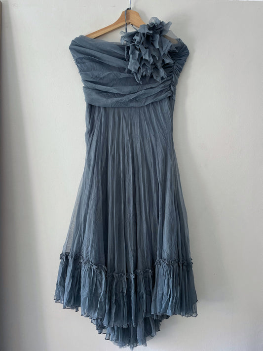 Ruffled Midi Dress